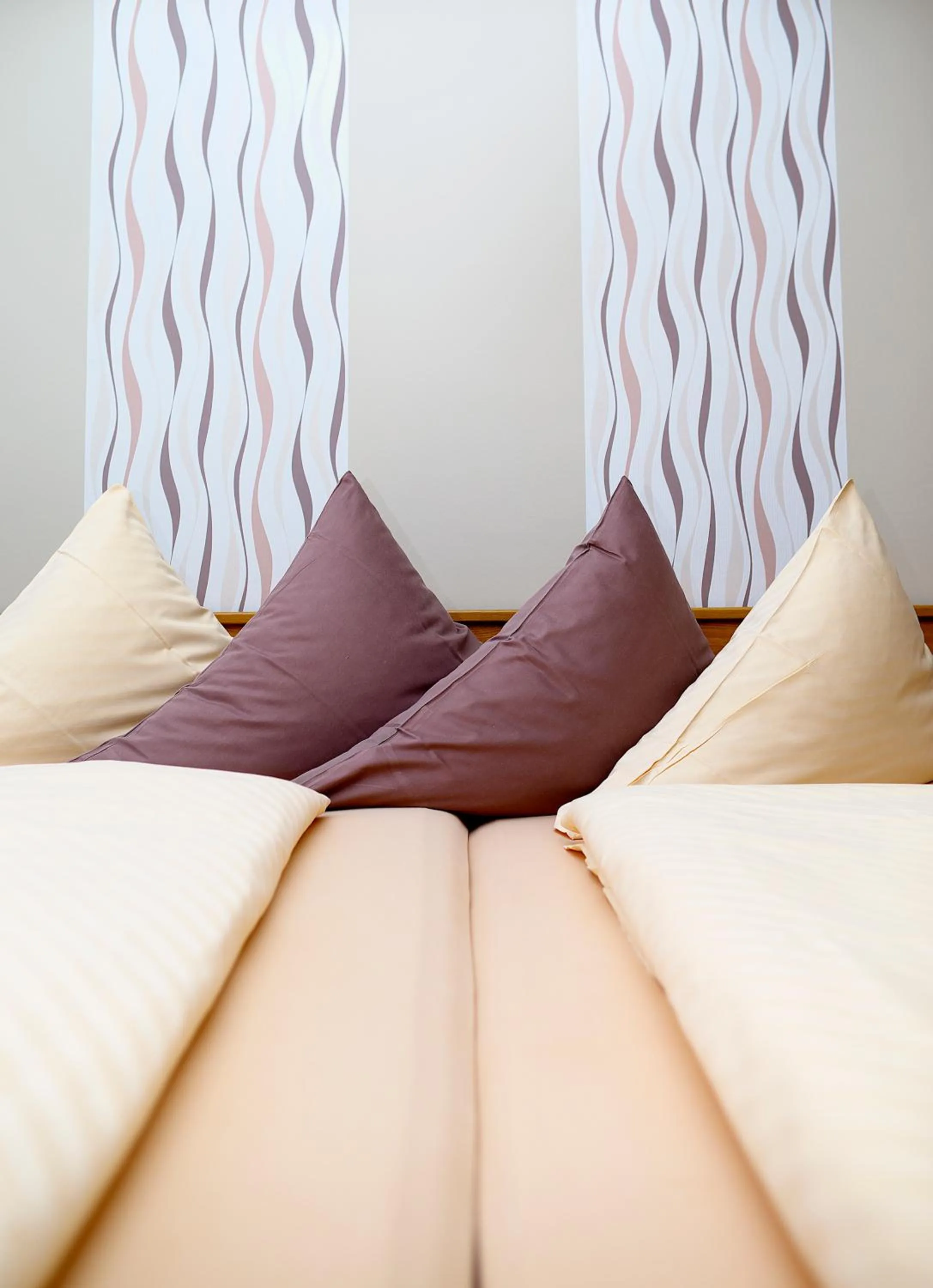 Decorative detail, Bed in Hotel Rosenflora