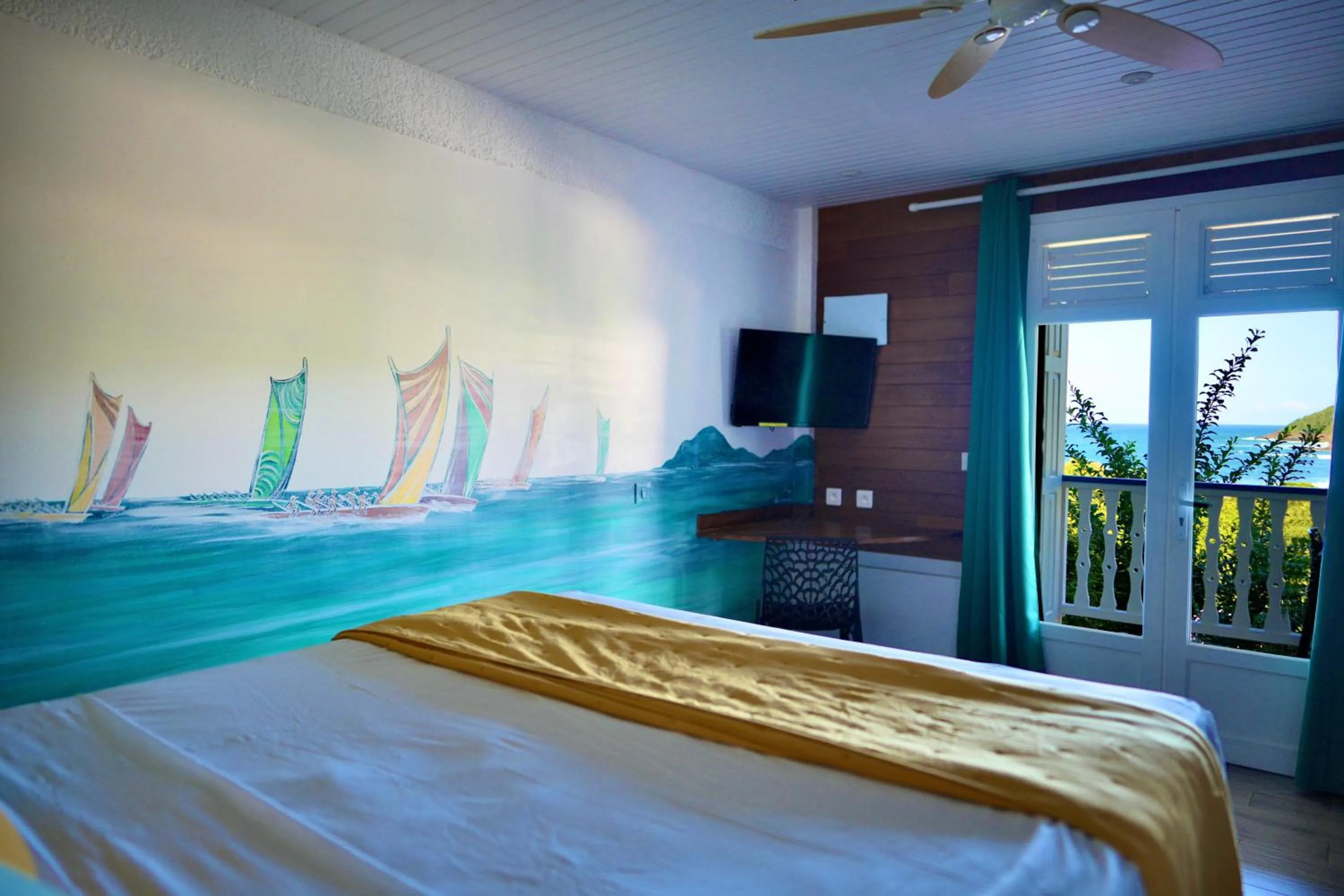 Bed in Hôtel Résidence Océane