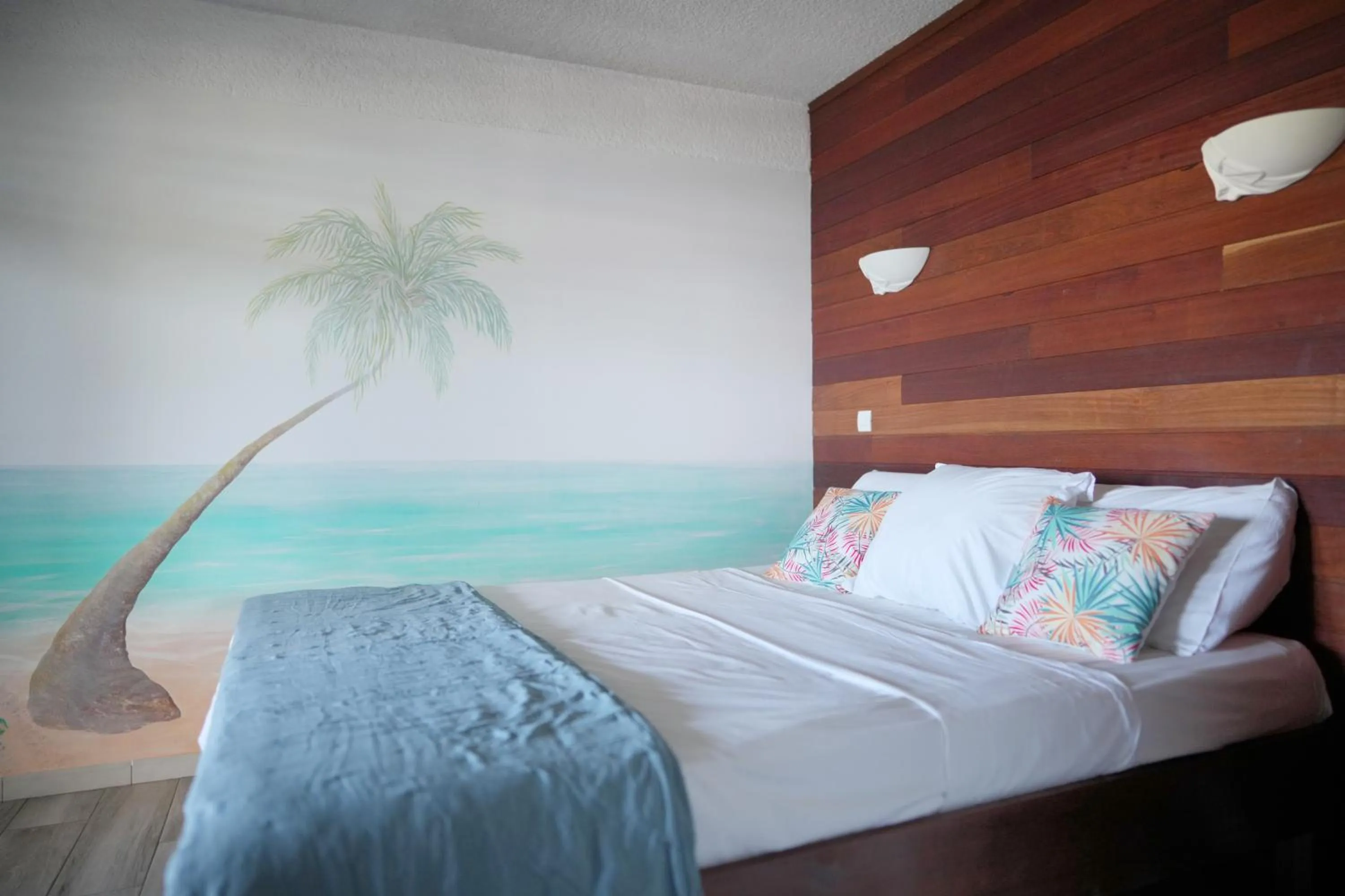 Bed in Hôtel Résidence Océane