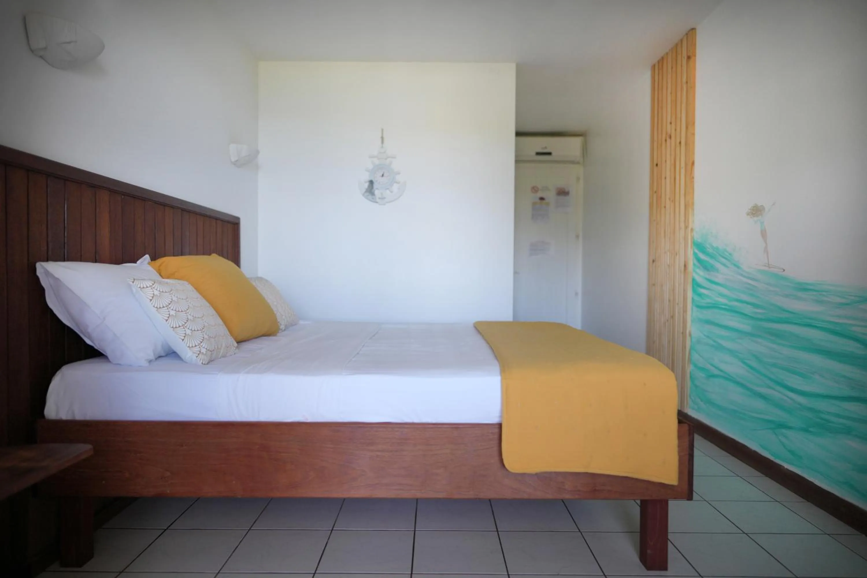 Bed in Hôtel Résidence Océane