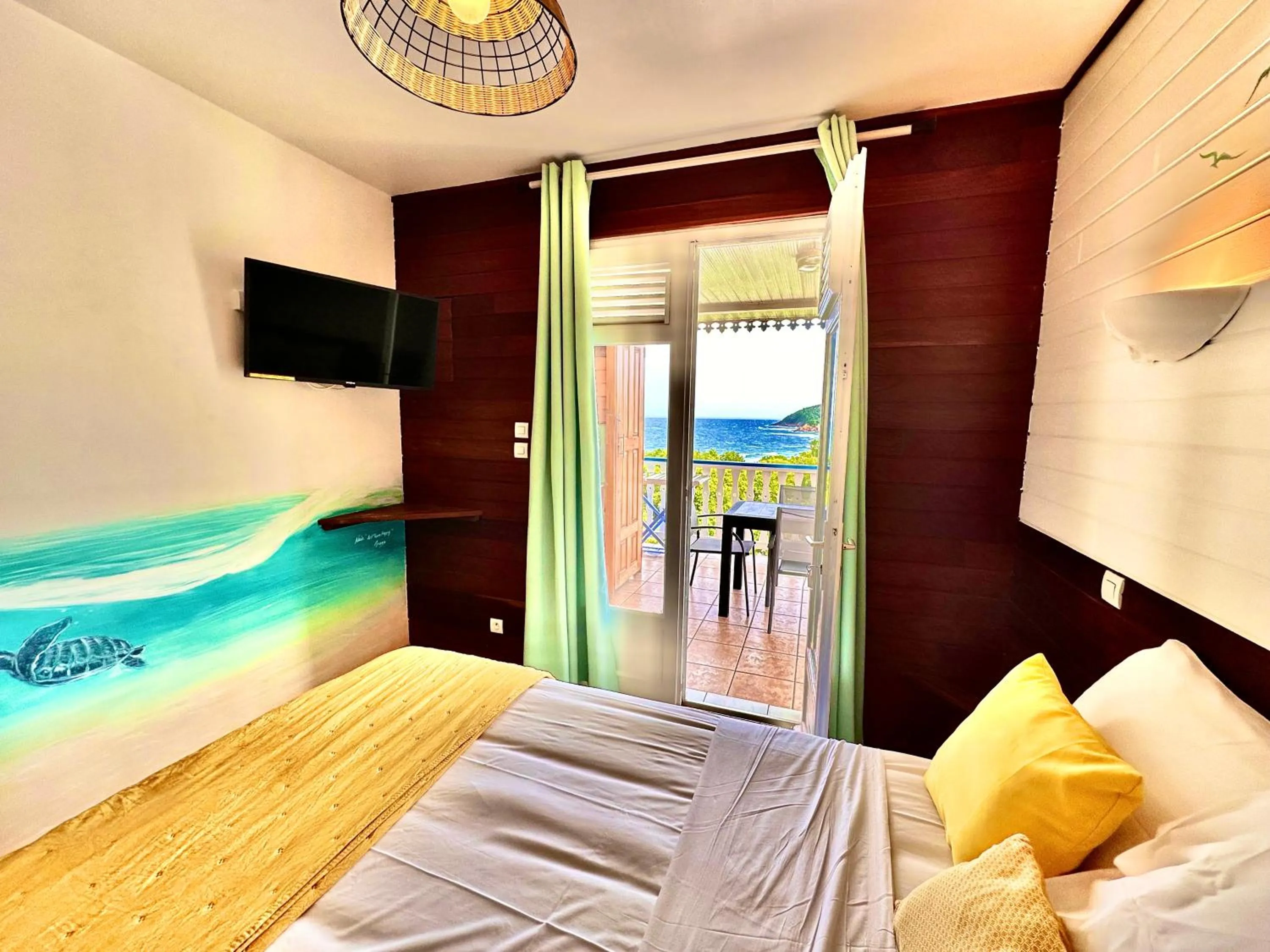 Bed in Hôtel Résidence Océane