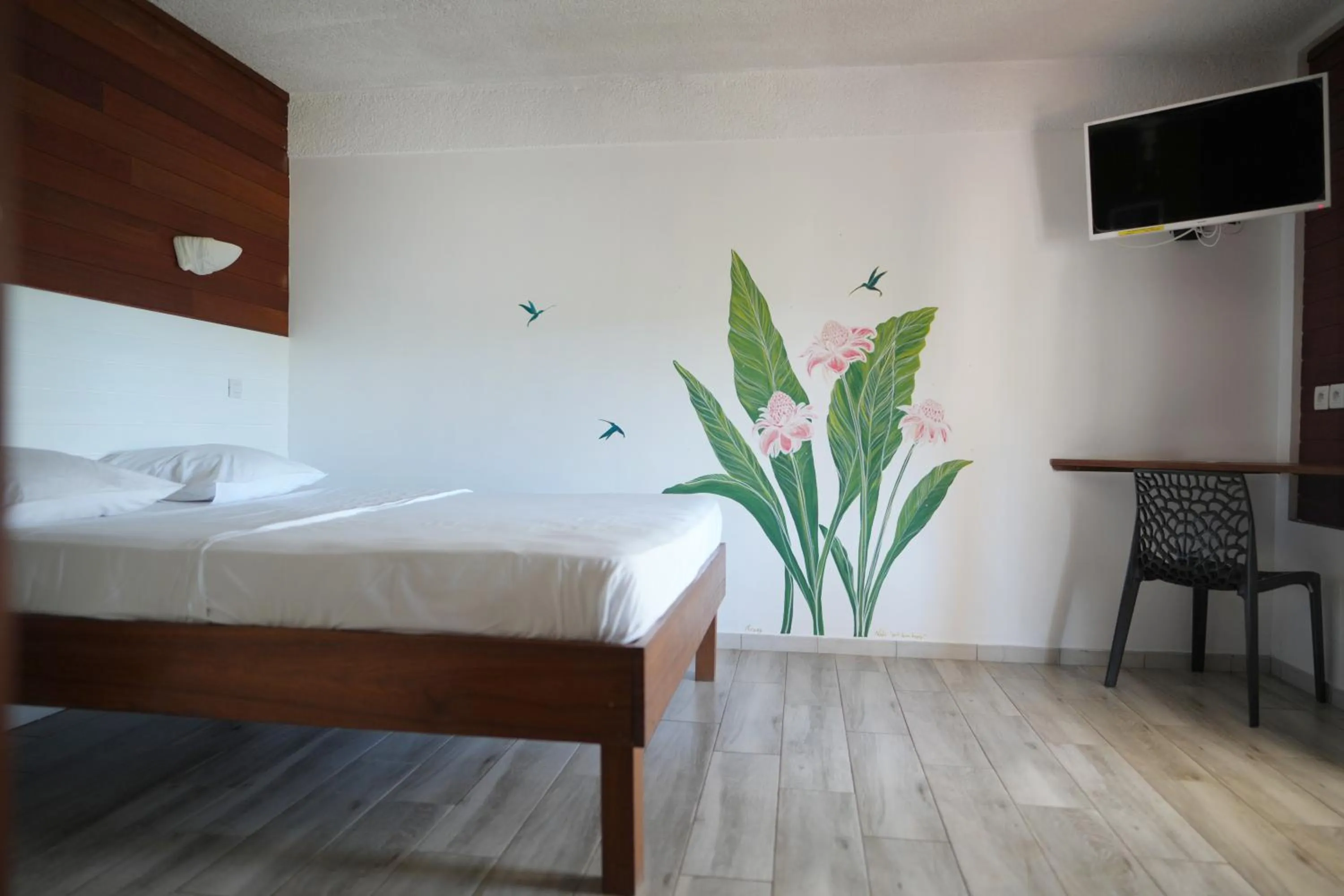 Bed in Hôtel Résidence Océane