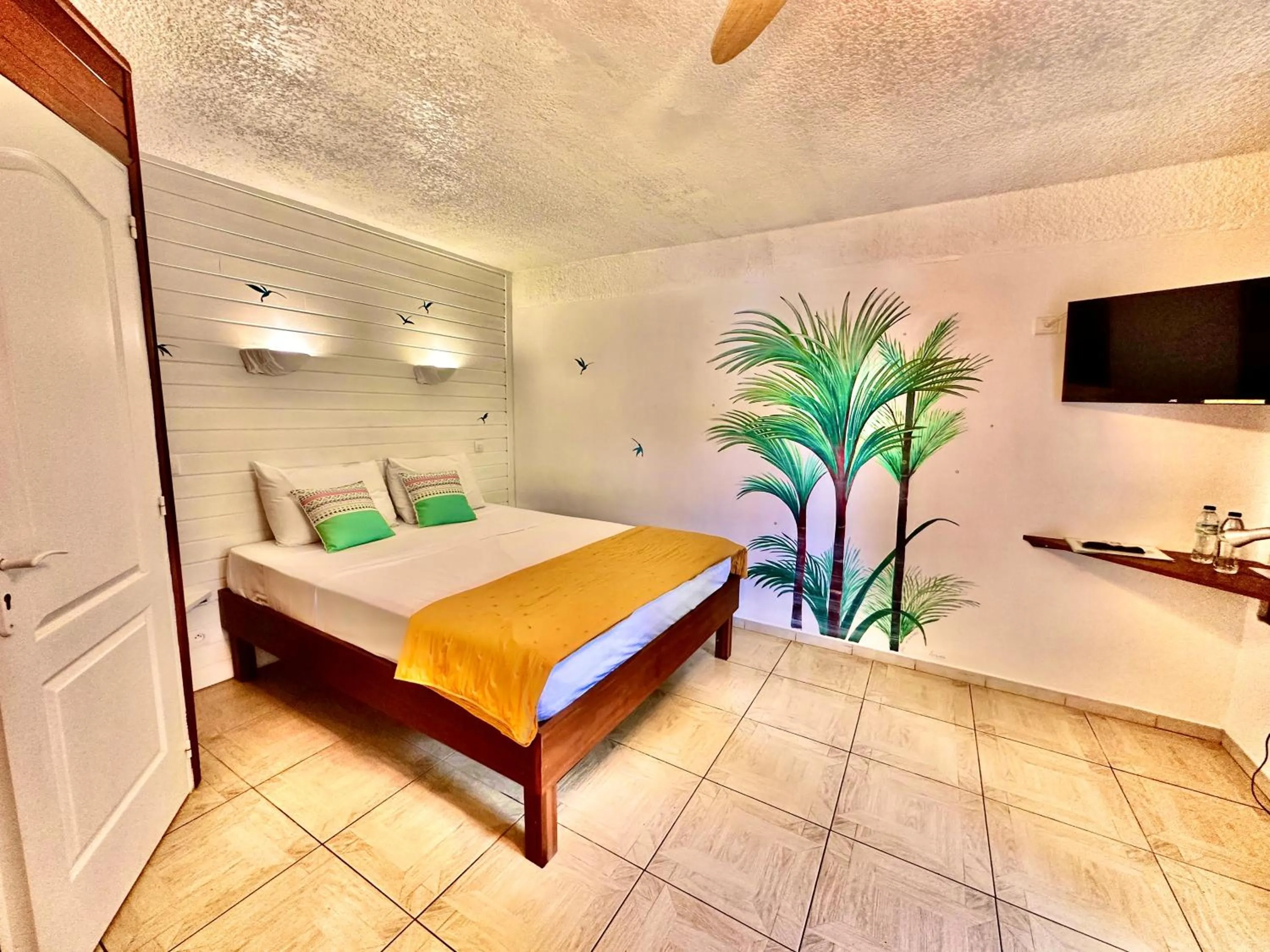 Bed in Hôtel Résidence Océane