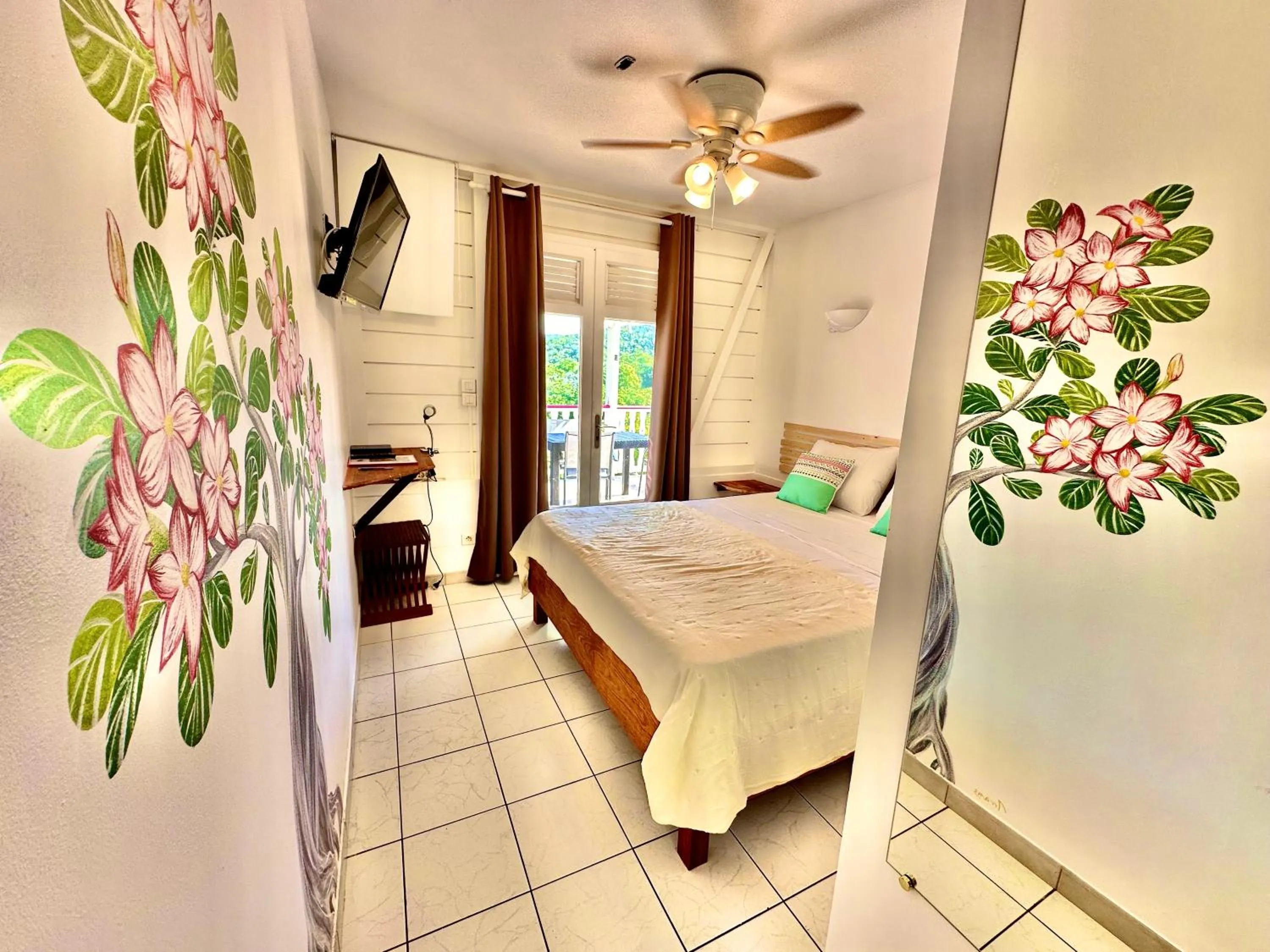 Bed in Hôtel Résidence Océane