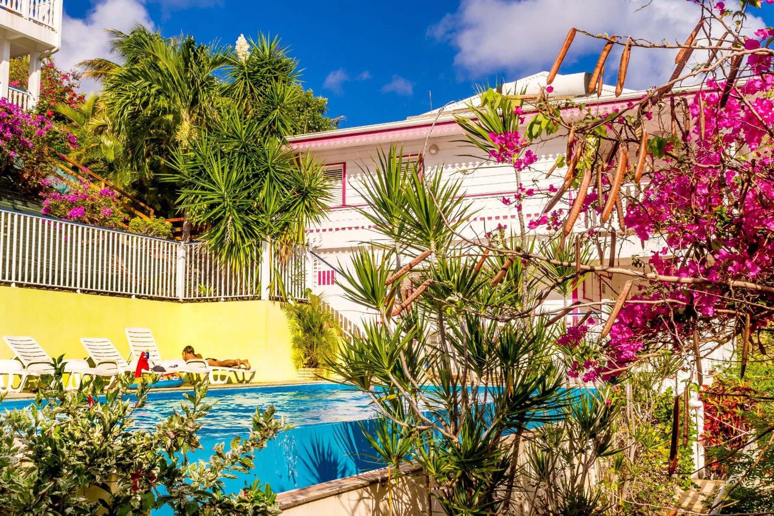Garden in Hôtel Résidence Océane