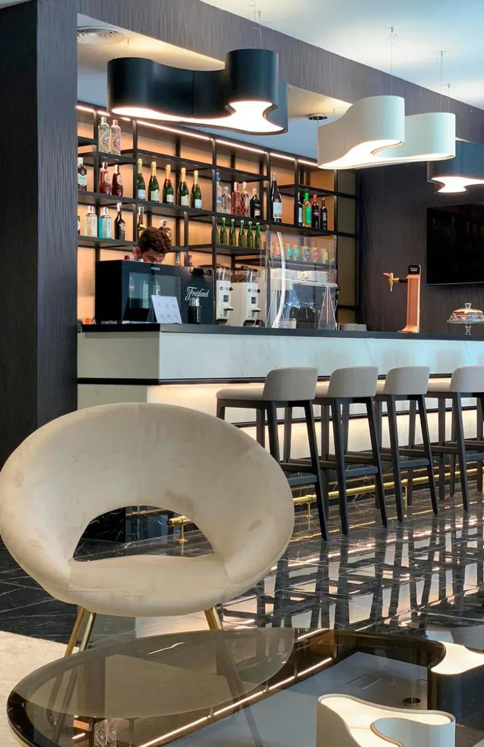 Lounge or bar in Abba San Sebastián Hotel Lounge or bar in Abba San Sebastián Hotel