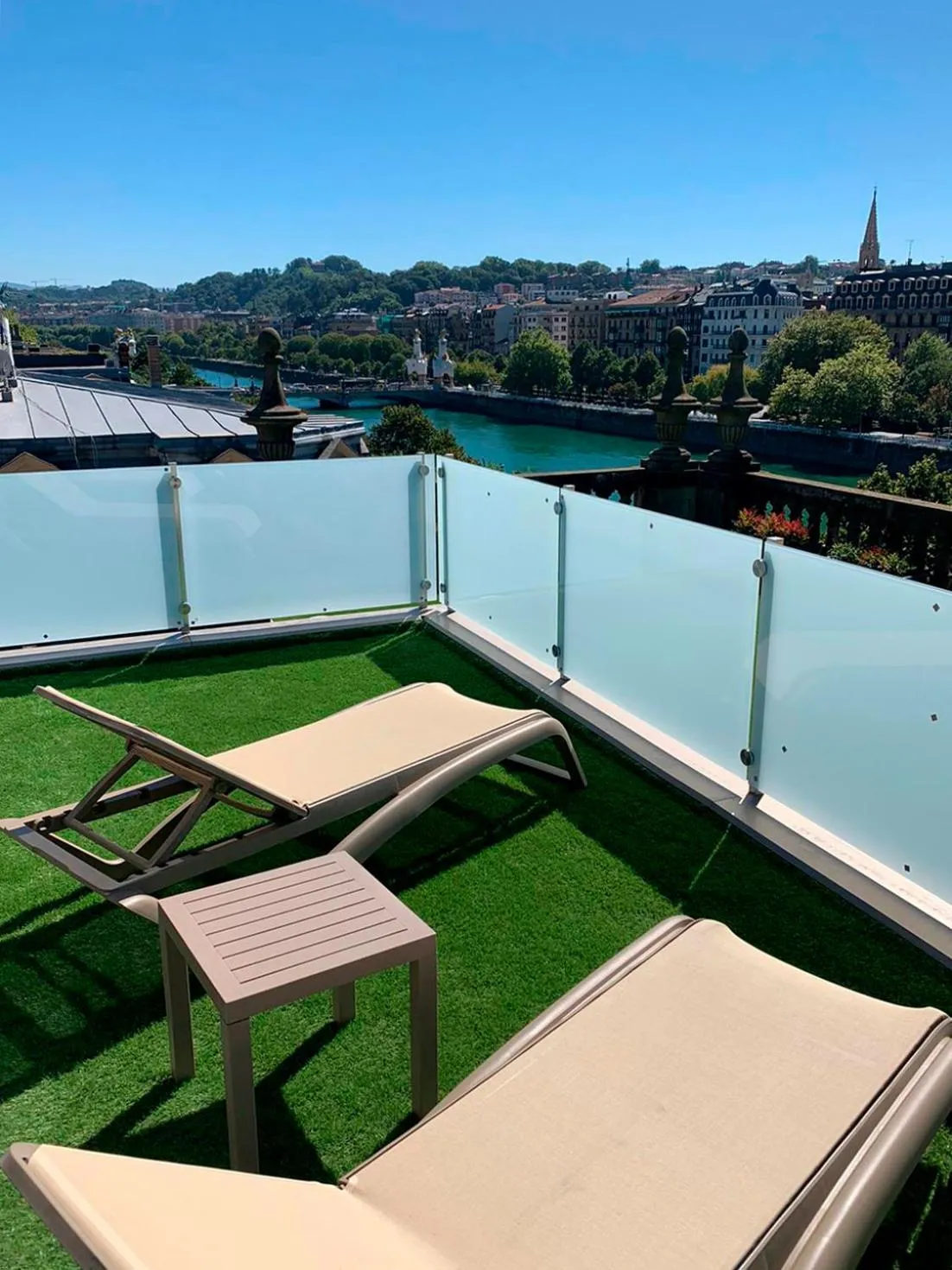 Balcony/Terrace in Abba San Sebastián Hotel