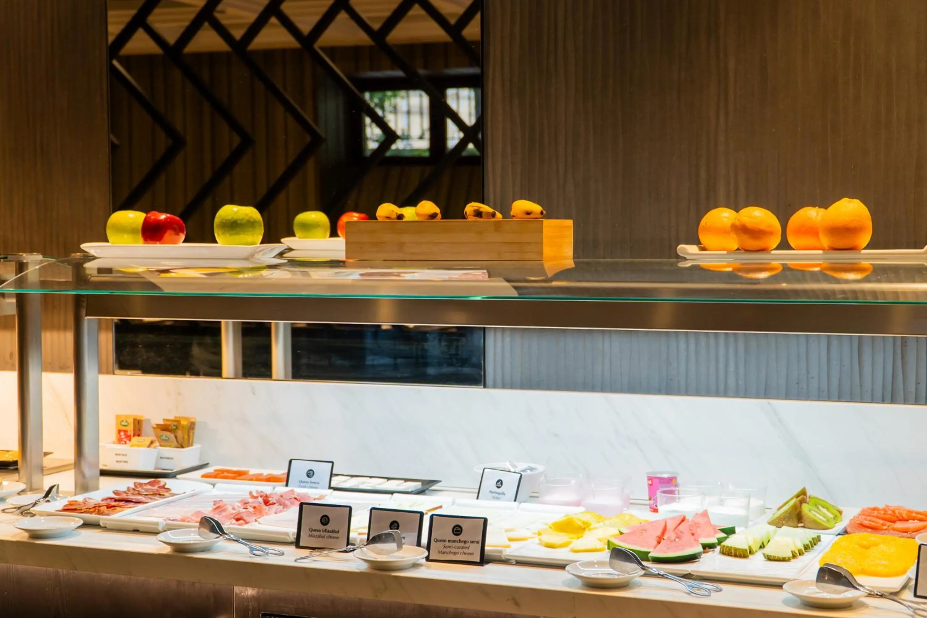 Buffet breakfast in Abba San Sebastián Hotel