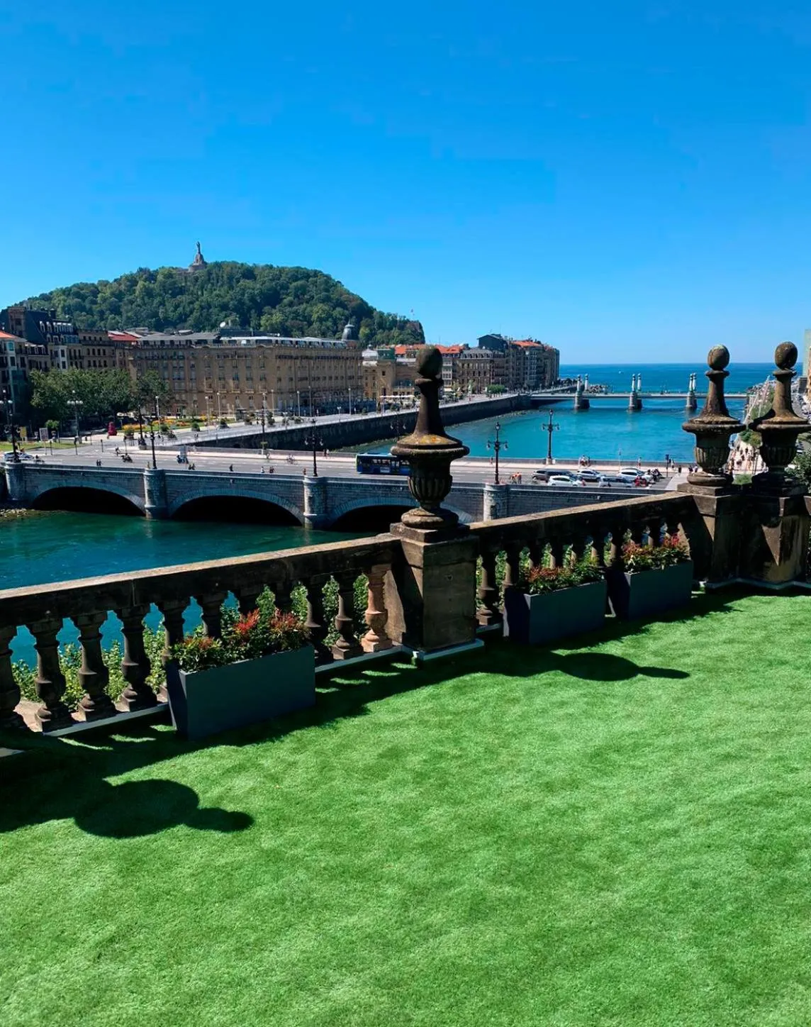 Balcony/Terrace in Abba San Sebastián Hotel