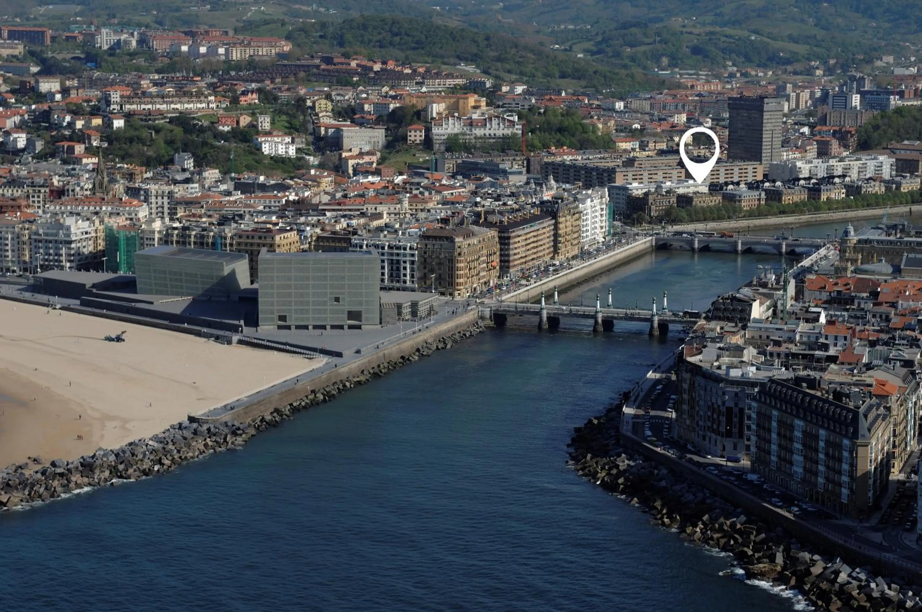 Bird's eye view in Abba San Sebastián Hotel