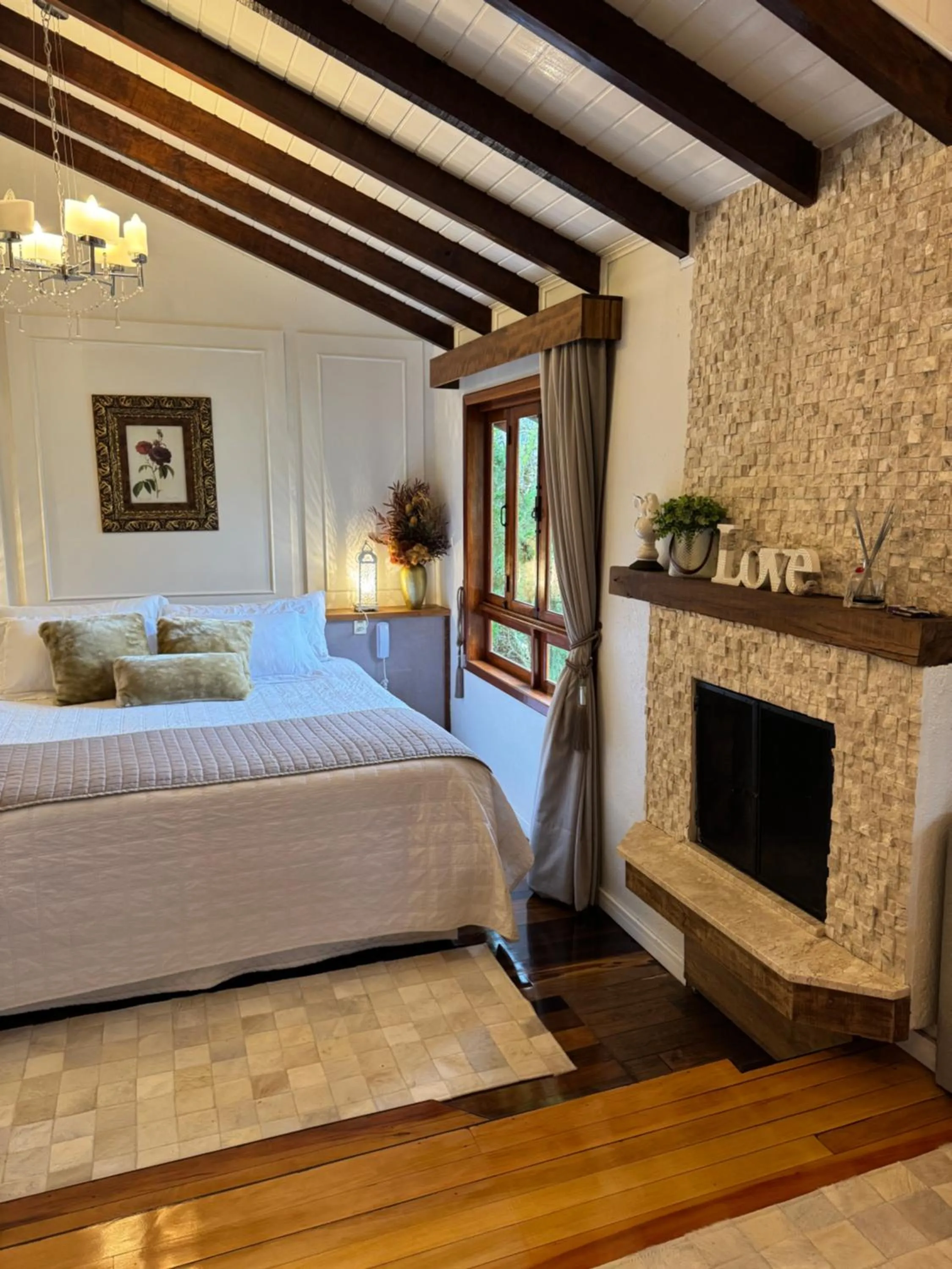 Bed in Serra Bela Eco Pousada