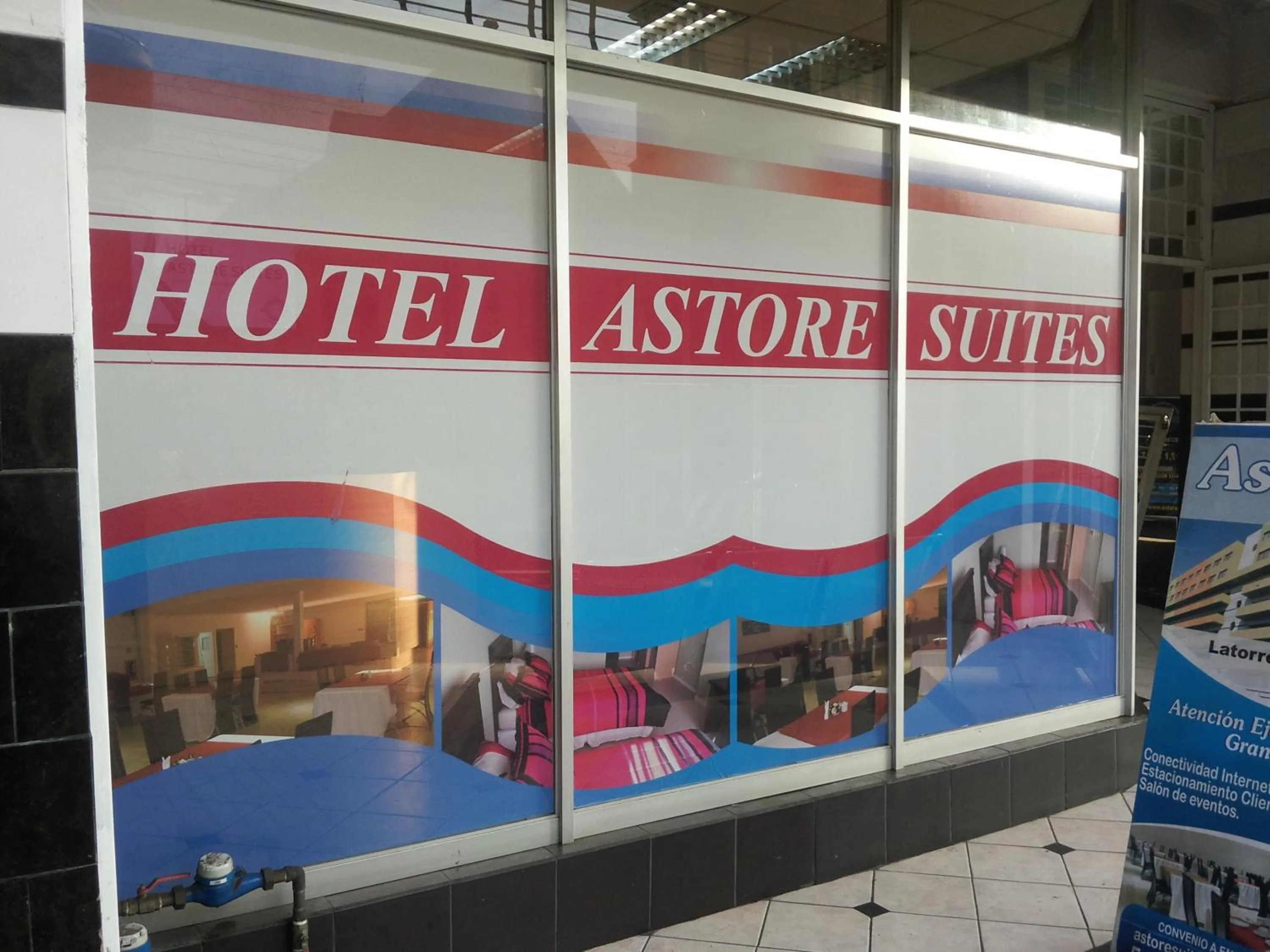 Facade/entrance in Hotel Astore Suites