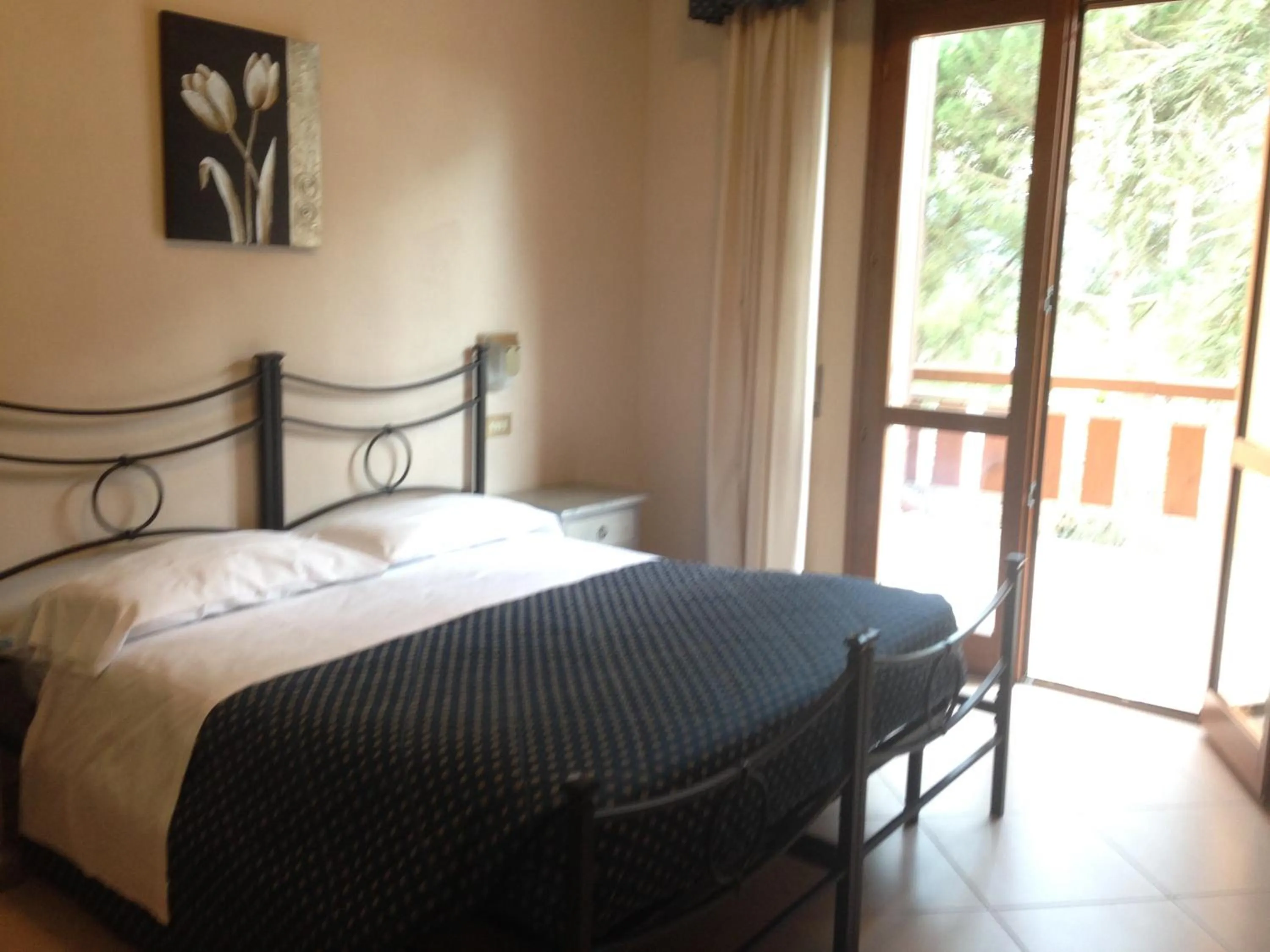 Balcony/Terrace, Bed in Villa Hotel Del Sole