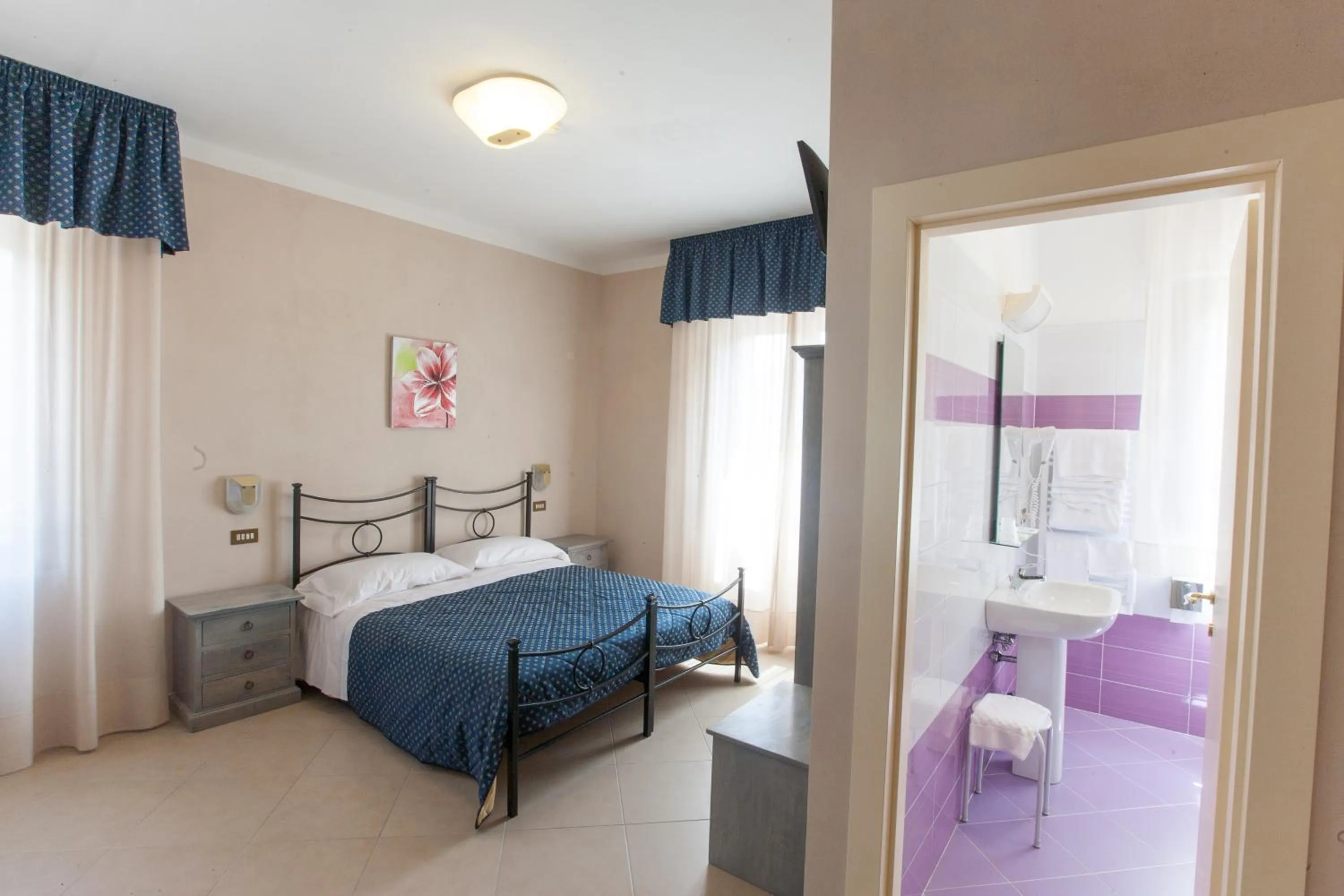 Bedroom, Bed in Villa Hotel Del Sole