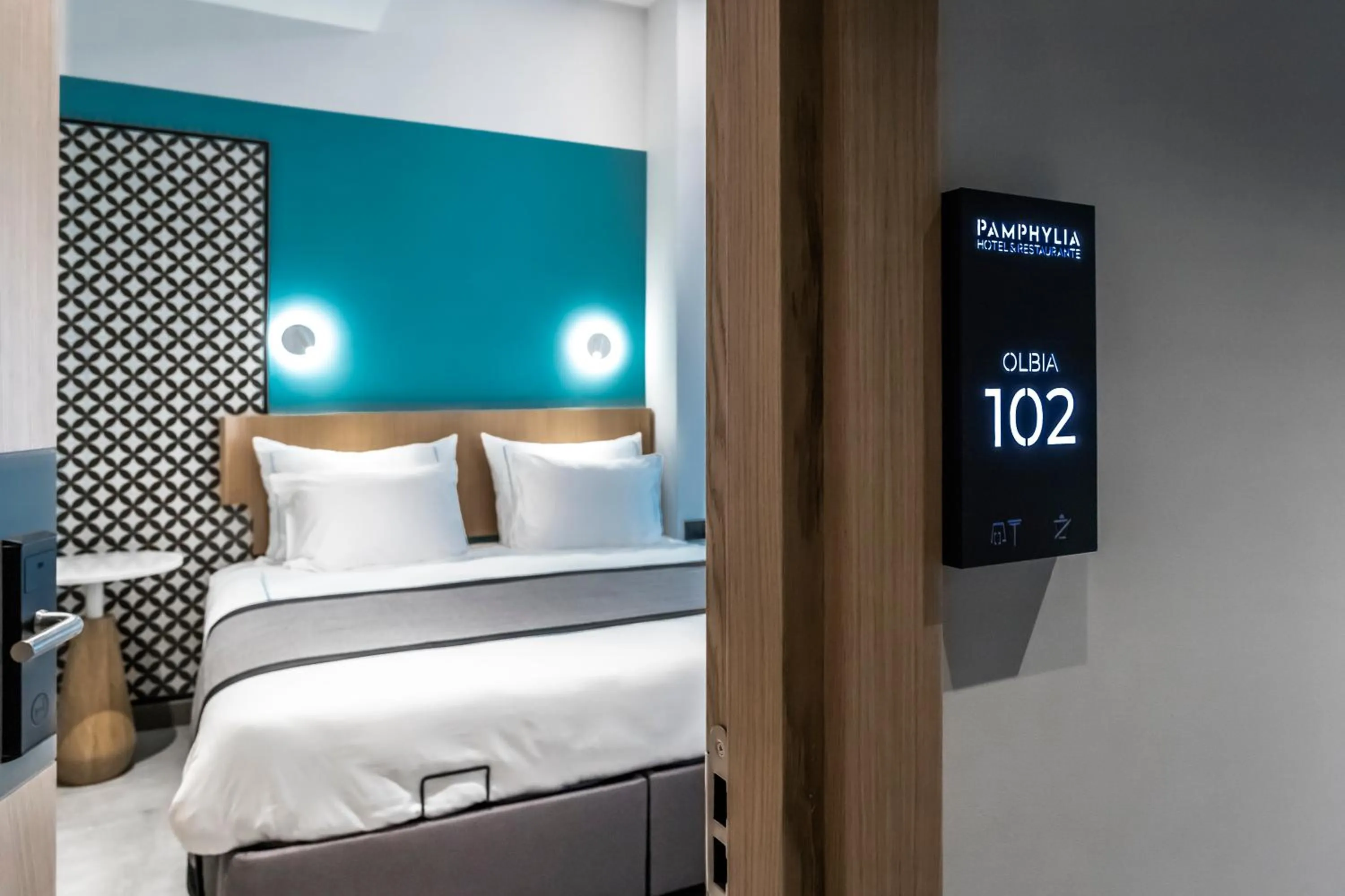 Bed in PAMPHYLIA HOTEL