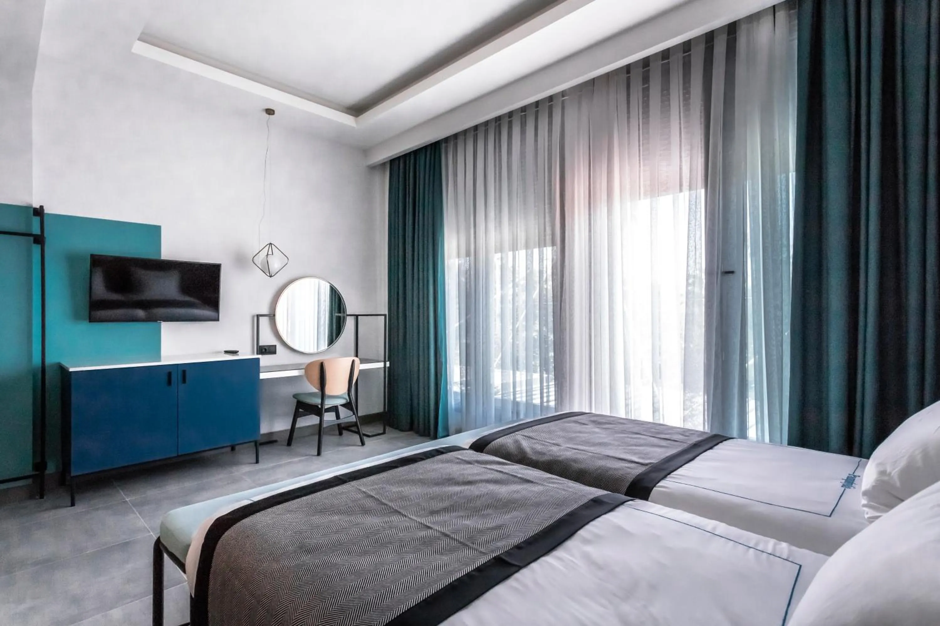 Bed in PAMPHYLIA HOTEL