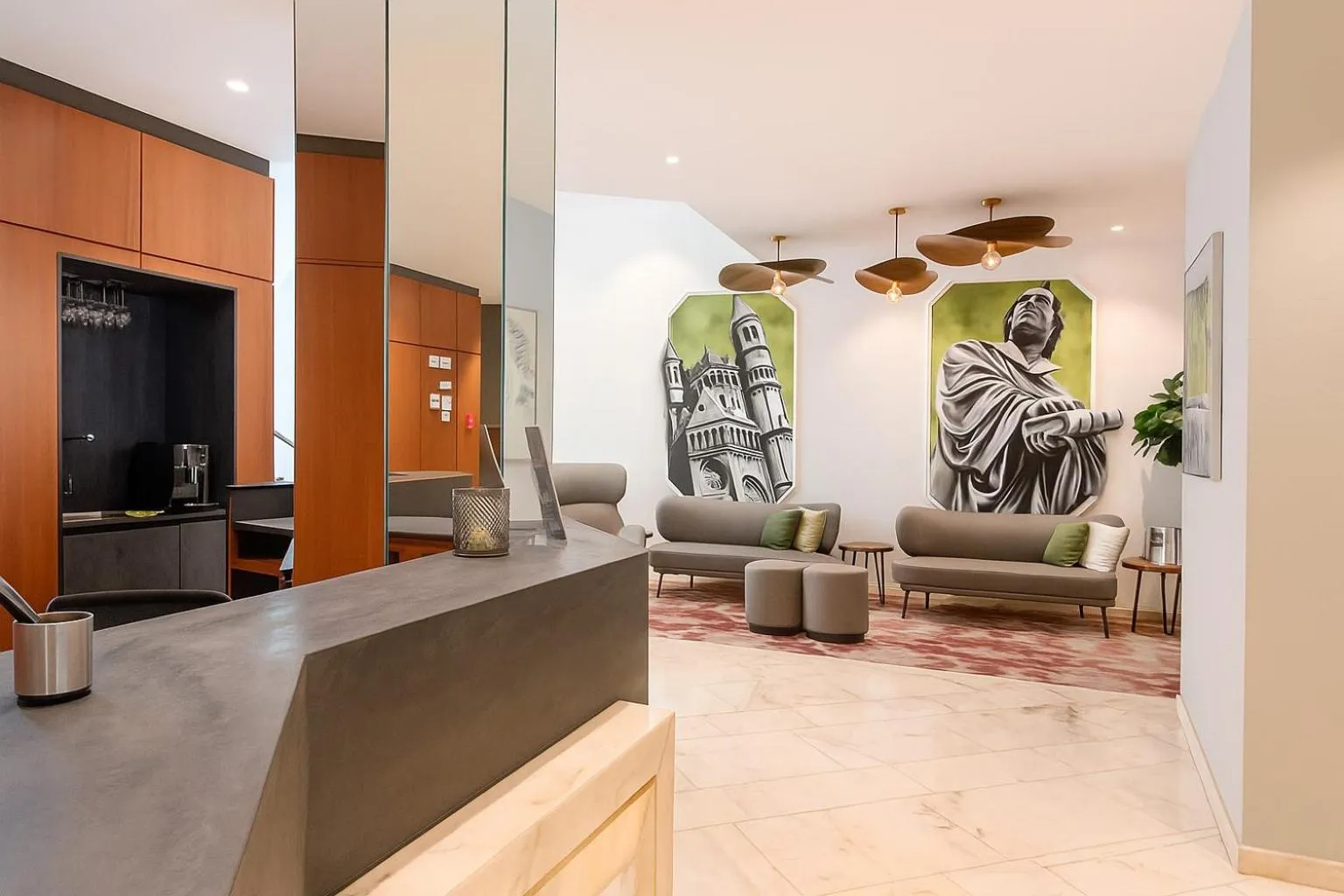 Lobby or reception in Dom-Hotel