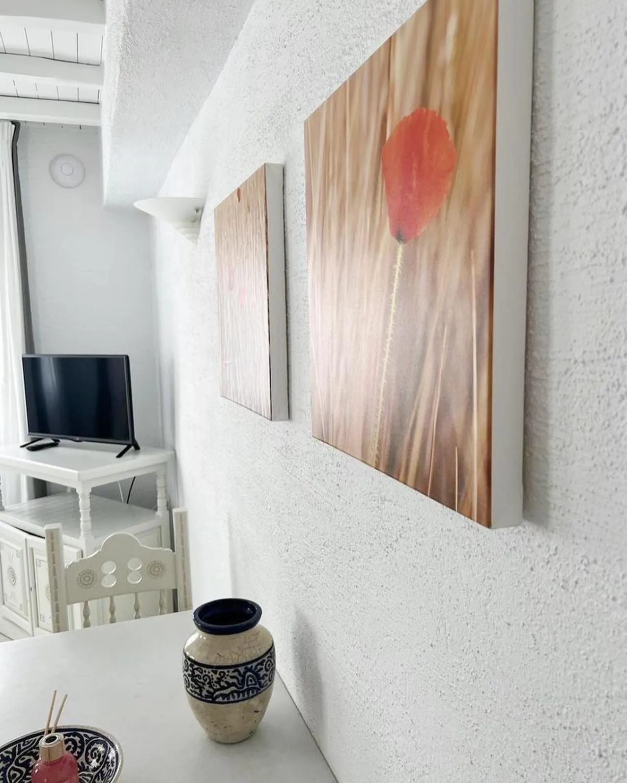 Living room in Anthos Apartments