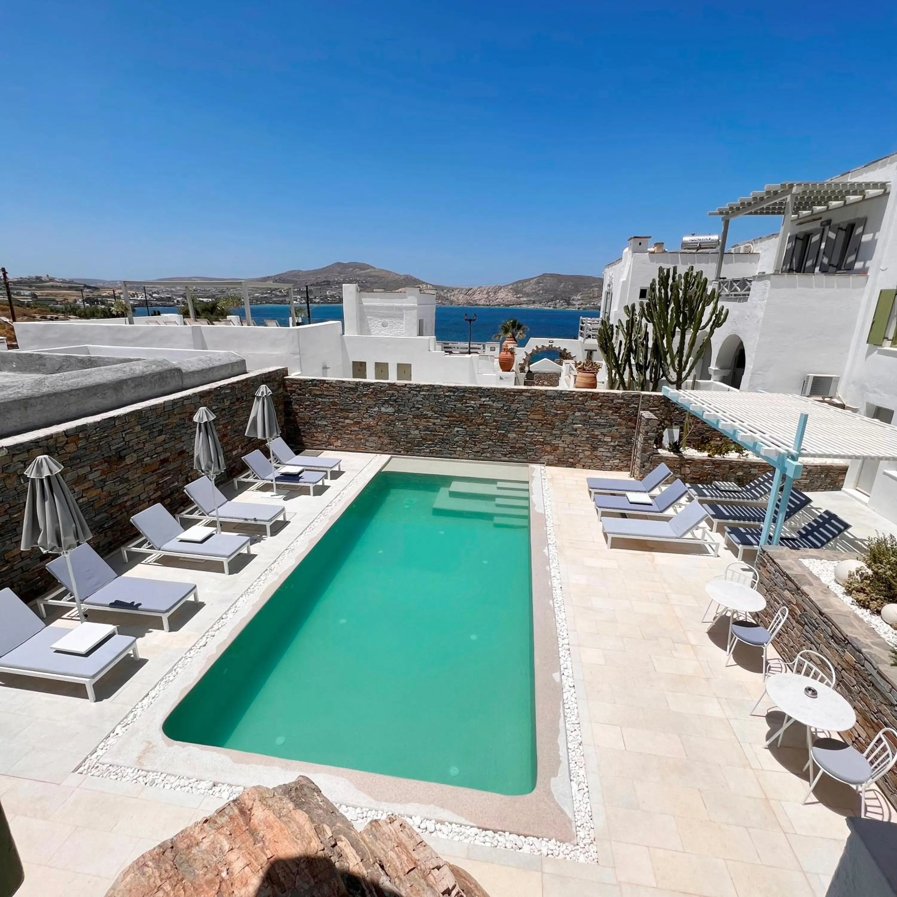 Patio in Anthos Apartments