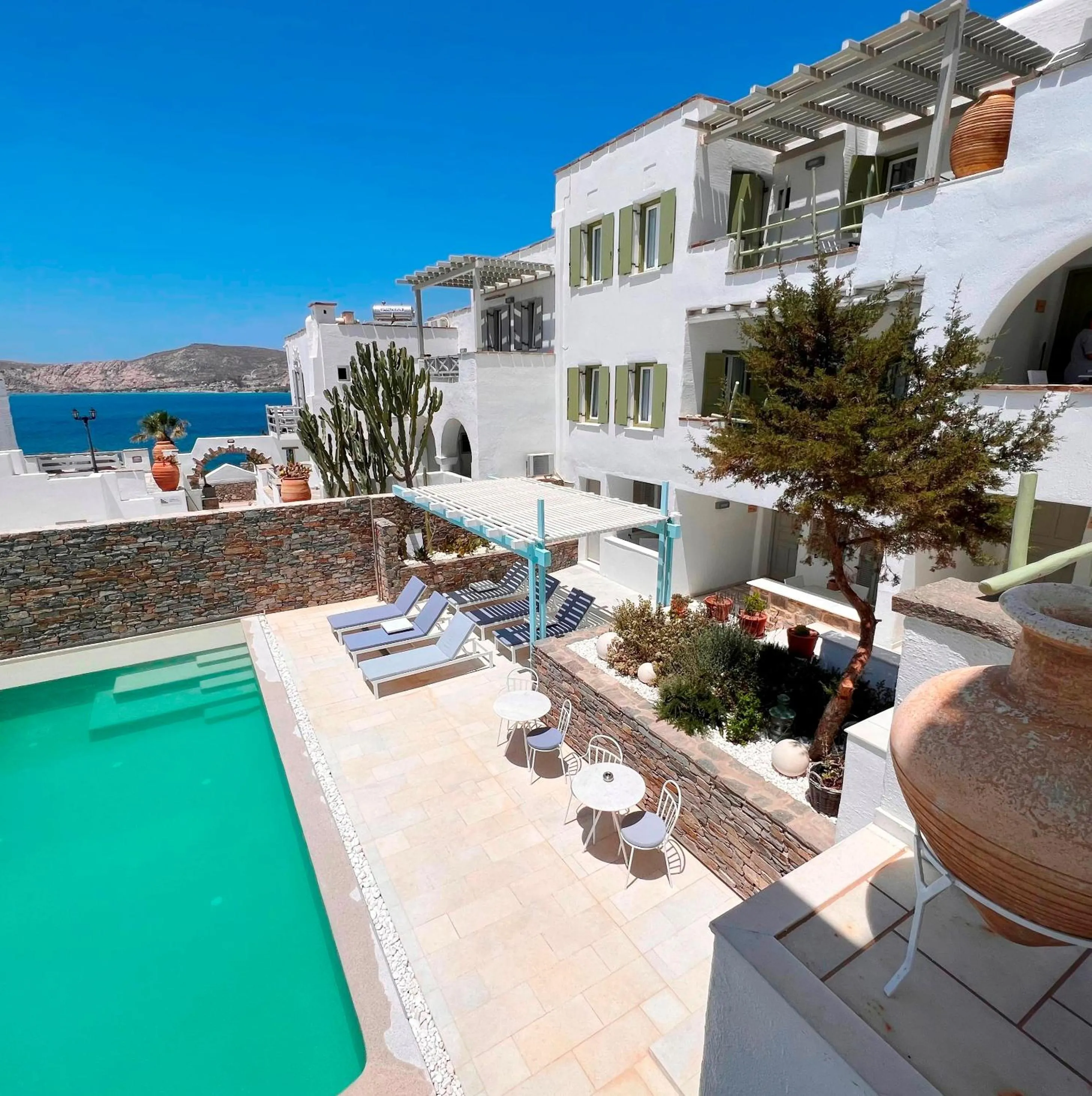 Patio in Anthos Apartments