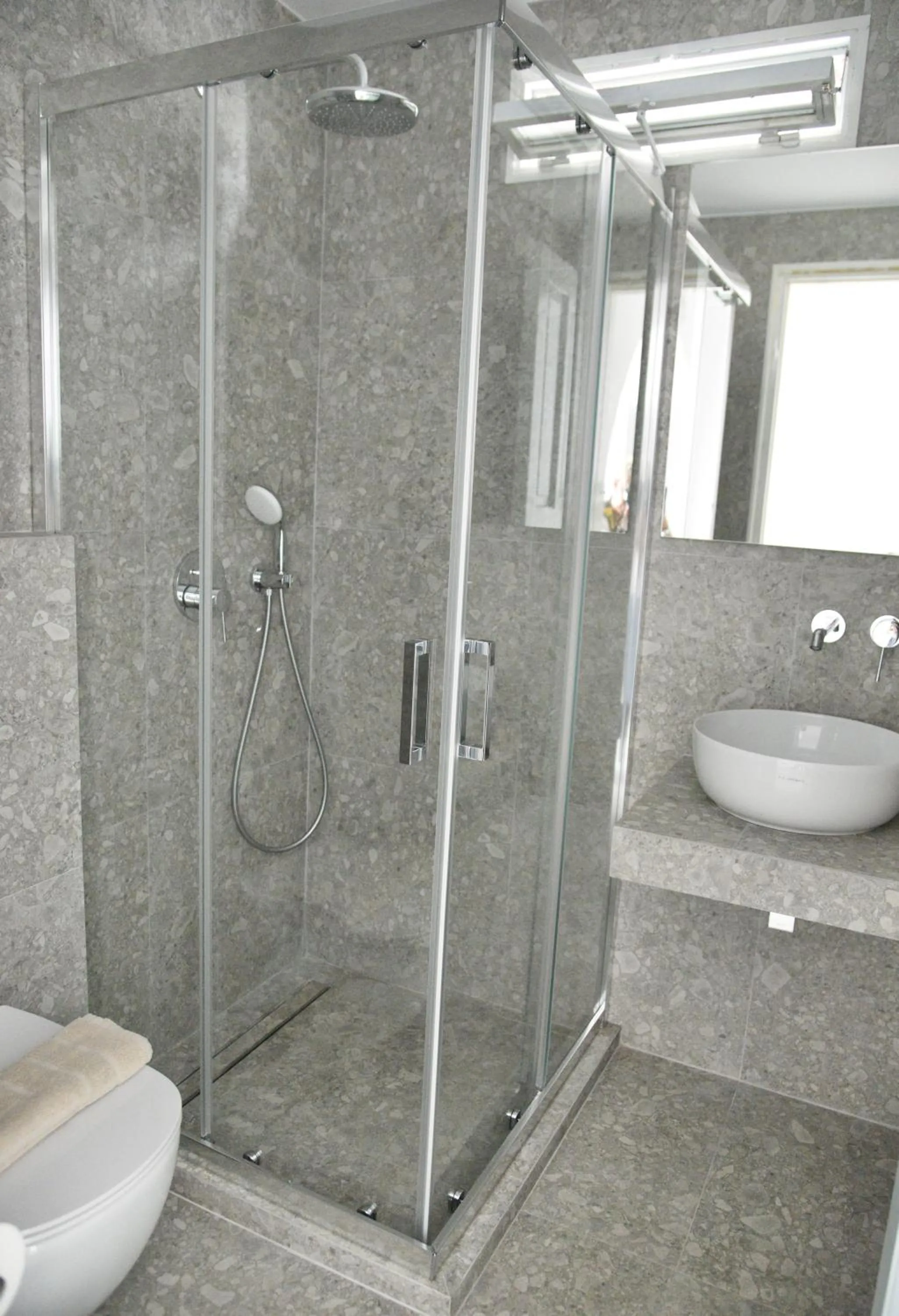 Bathroom in Anthos Apartments