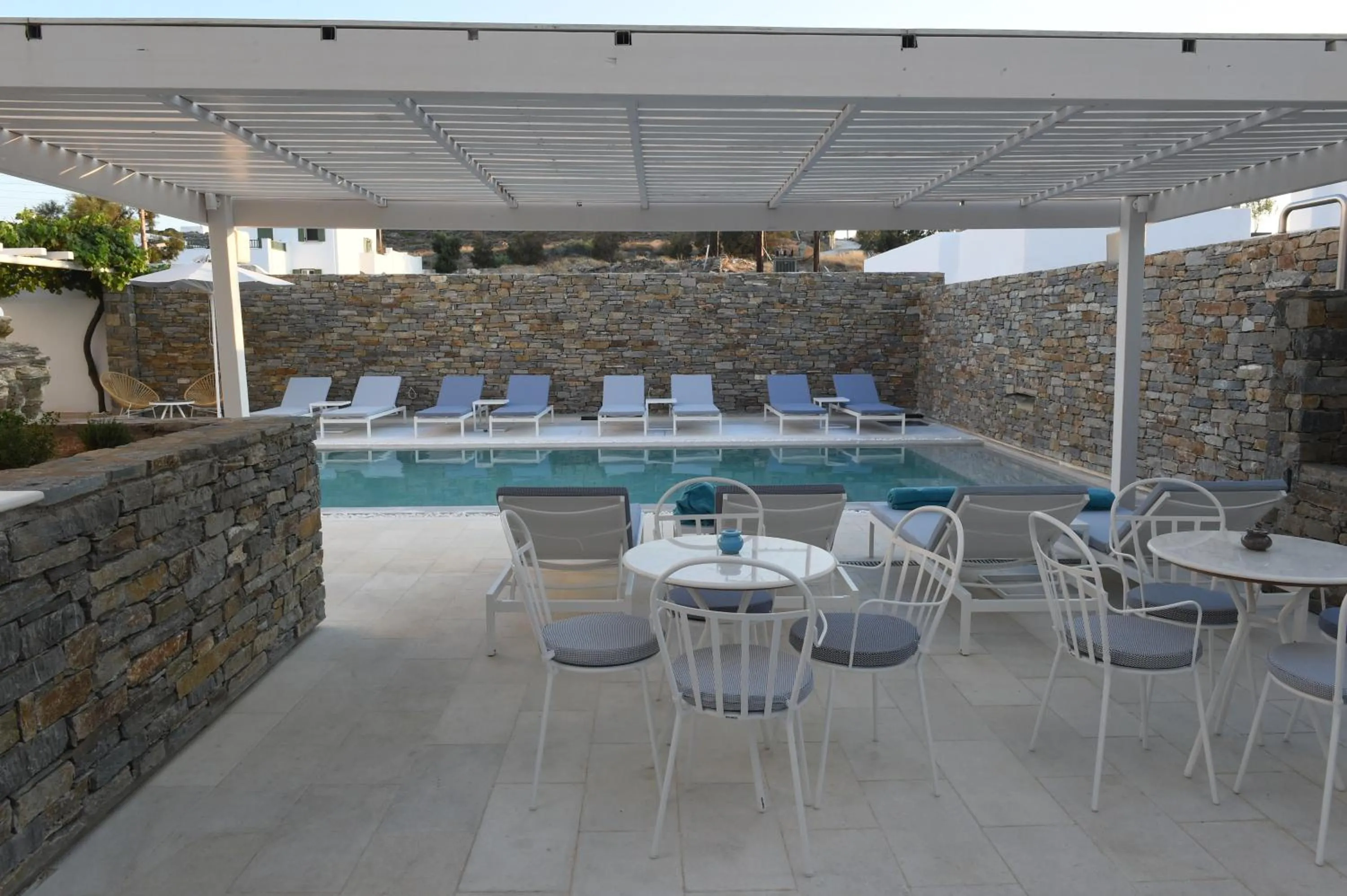 Patio in Anthos Apartments