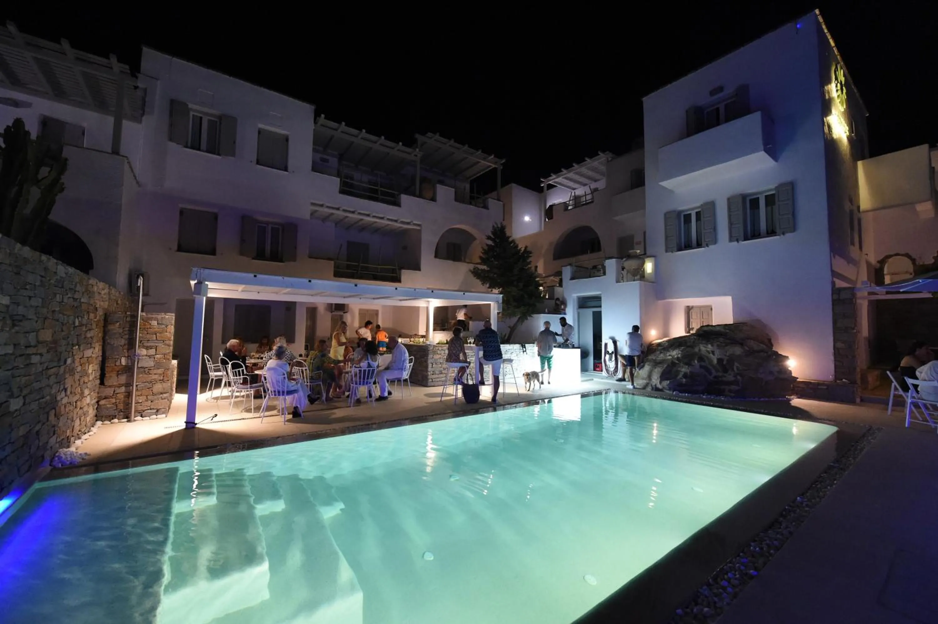 Night in Anthos Apartments