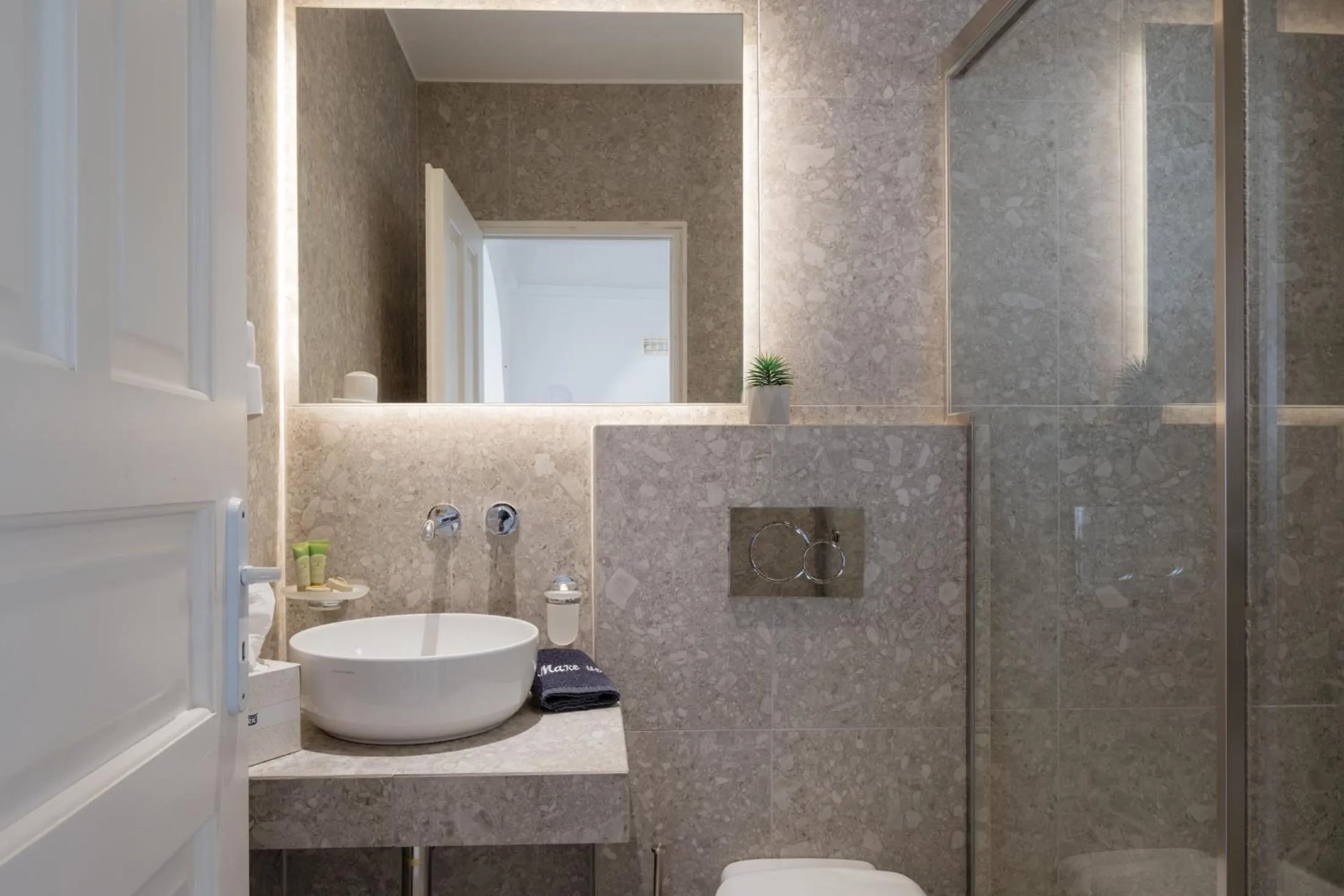 Bathroom in Anthos Apartments