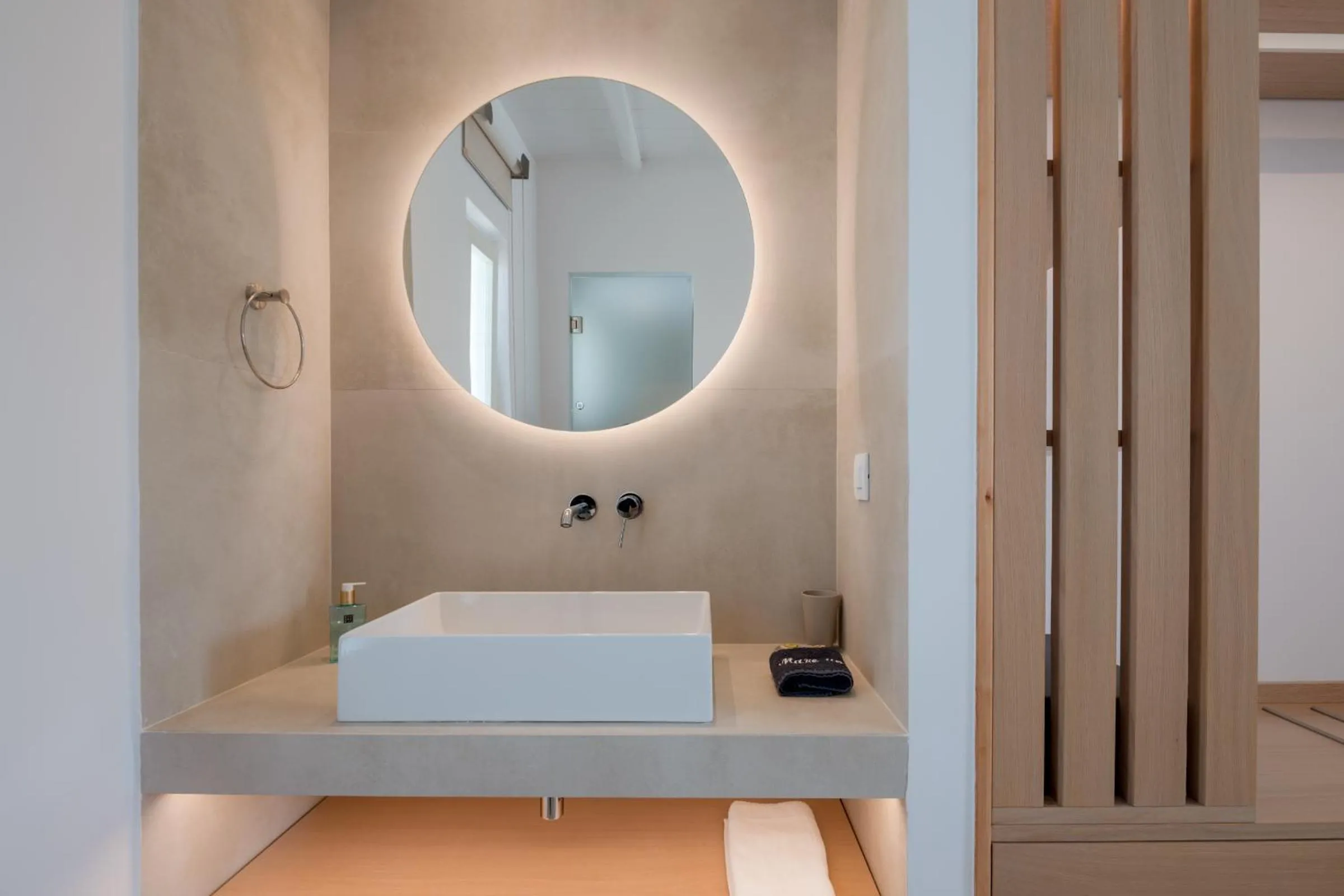 Bathroom in Anthos Apartments