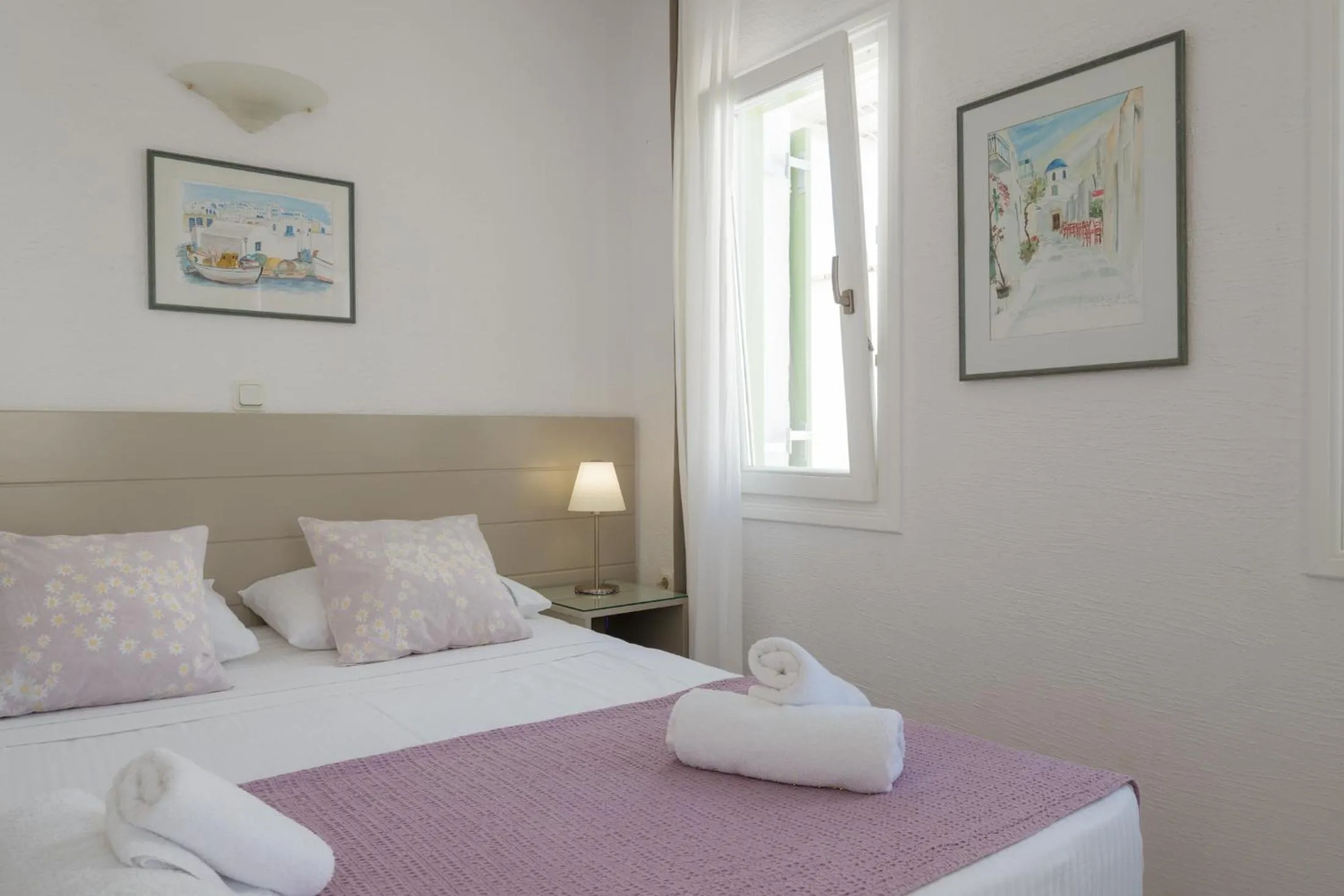 Bedroom, Bed in Anthos Apartments