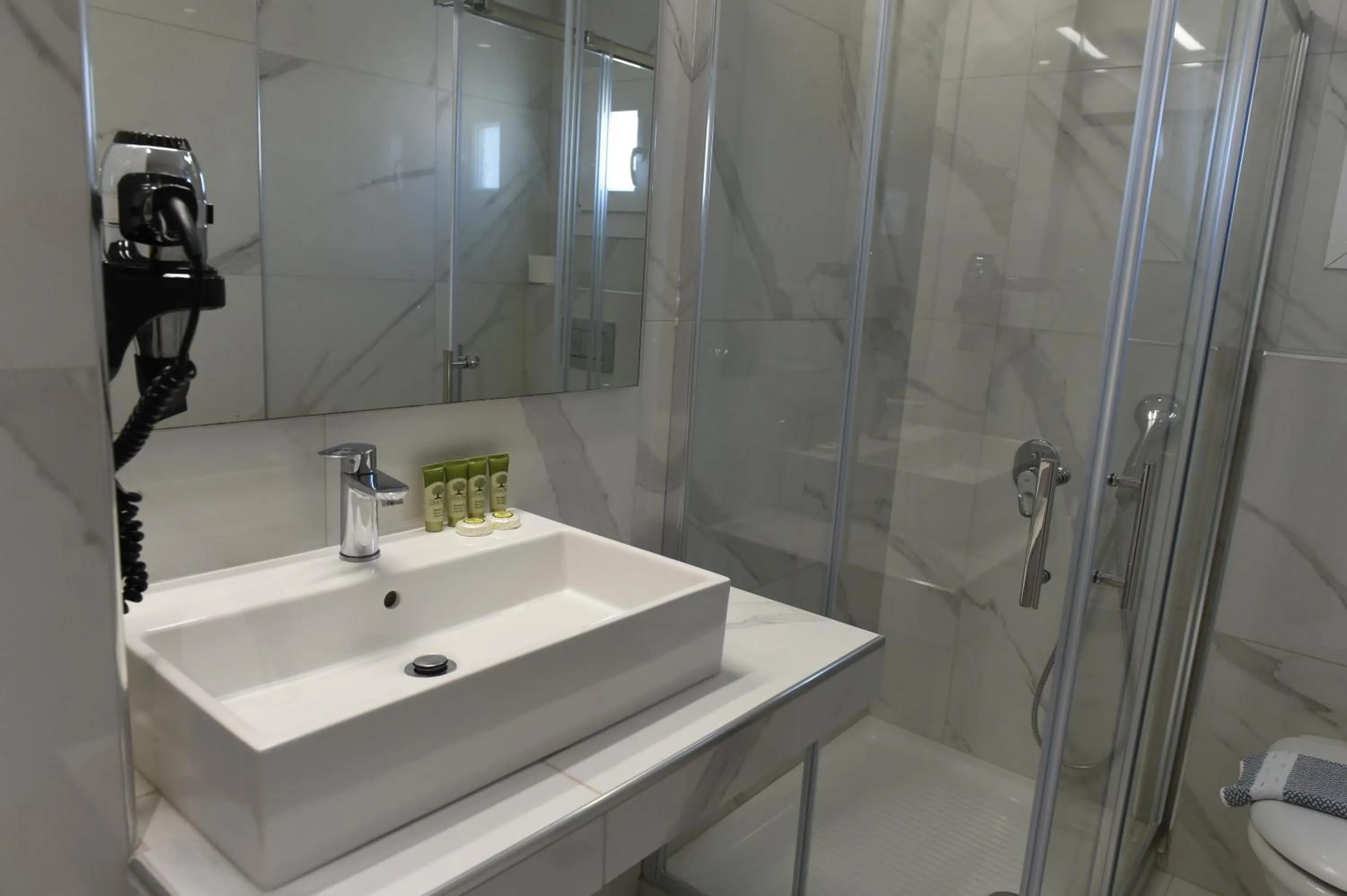 Bathroom in Anthos Apartments