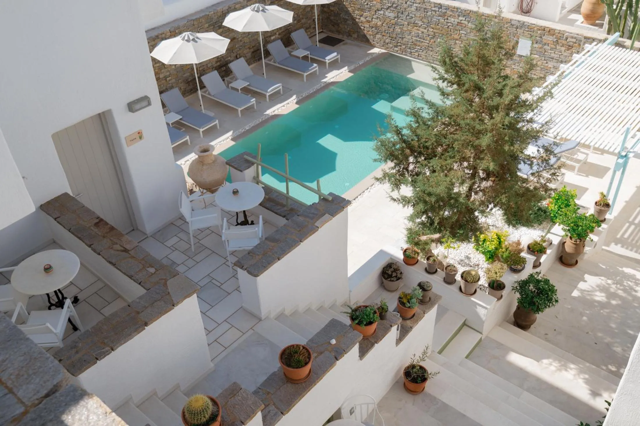 Patio in Anthos Apartments