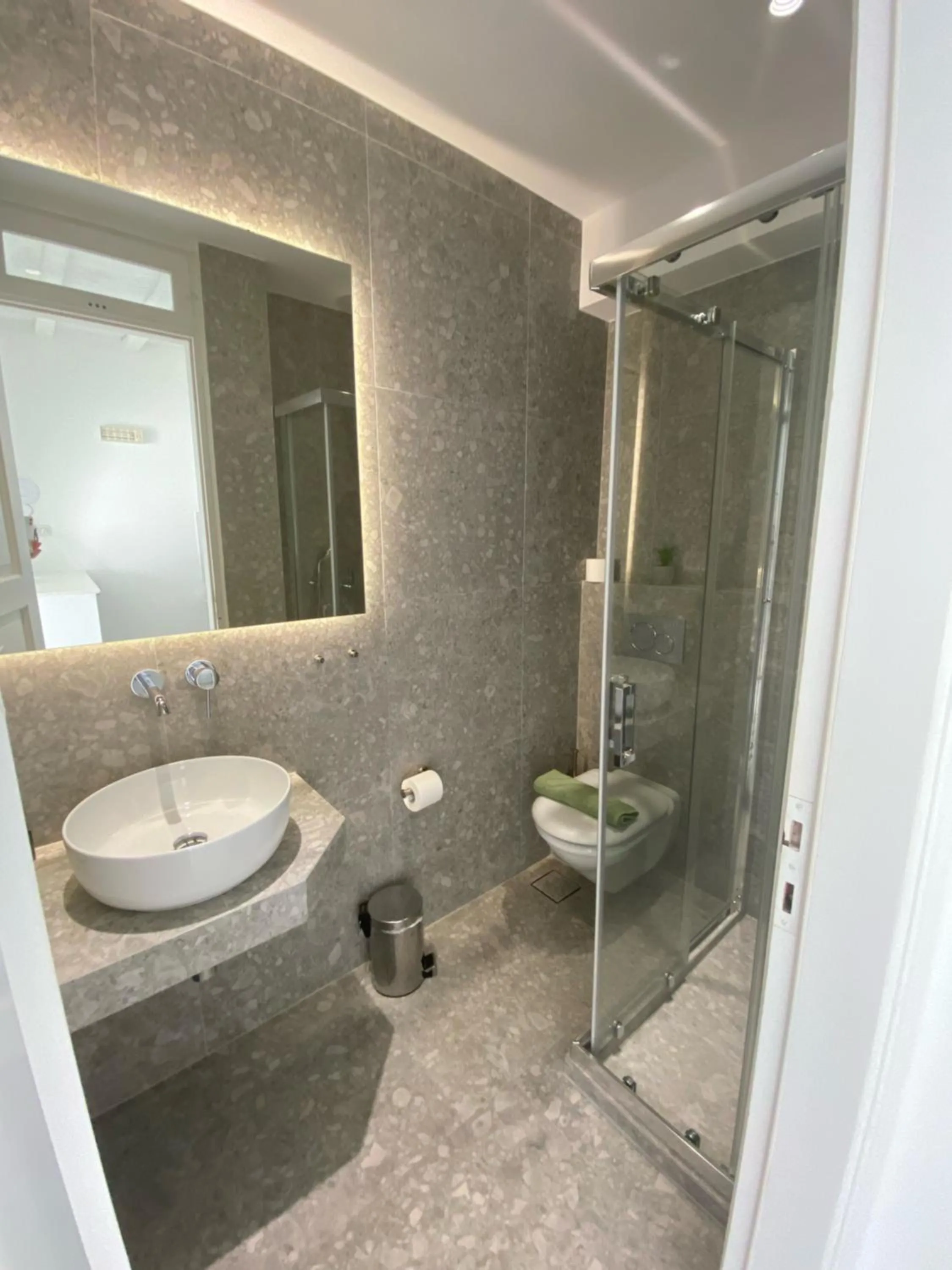 Bathroom in Anthos Apartments