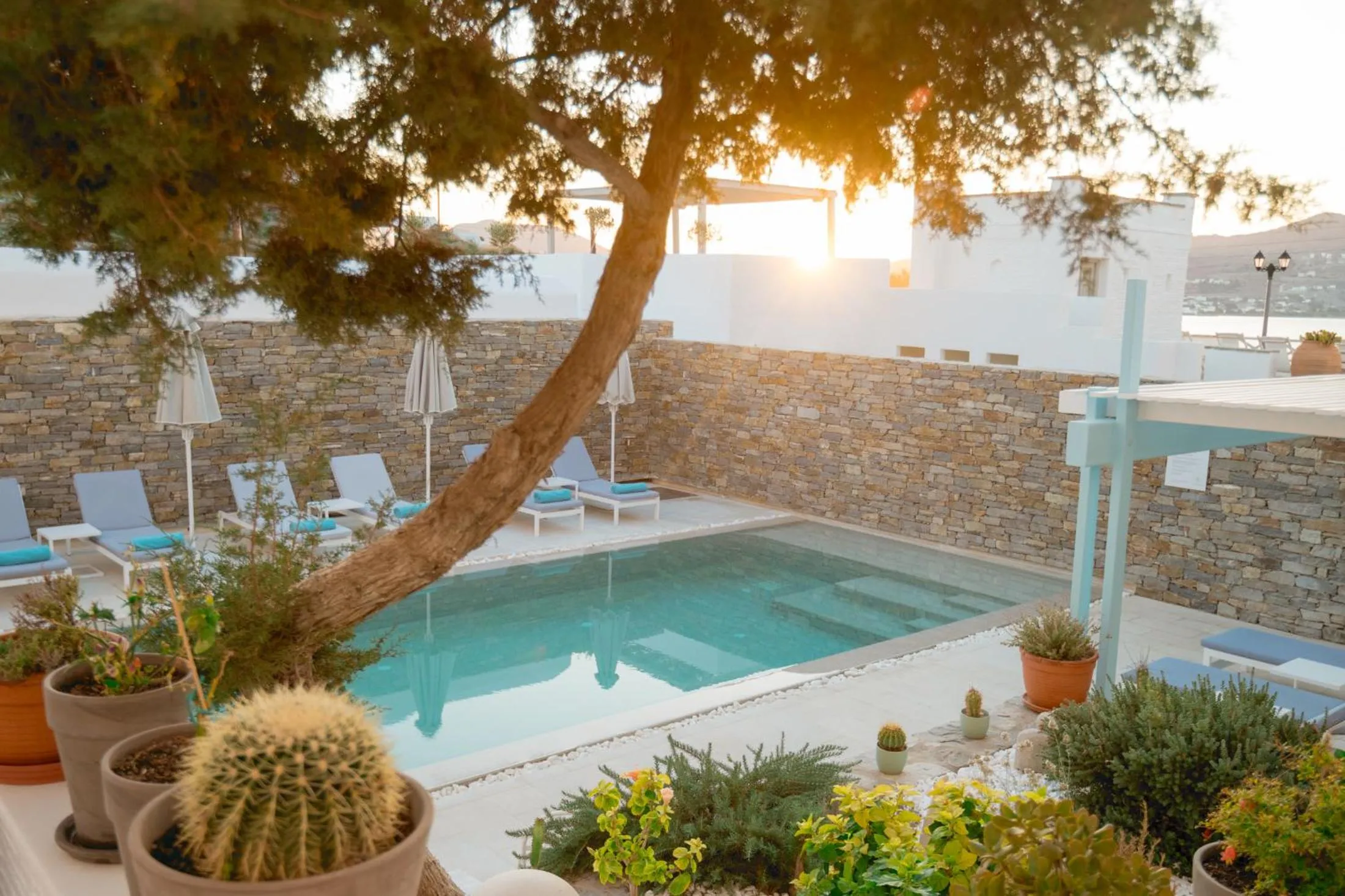 Patio in Anthos Apartments
