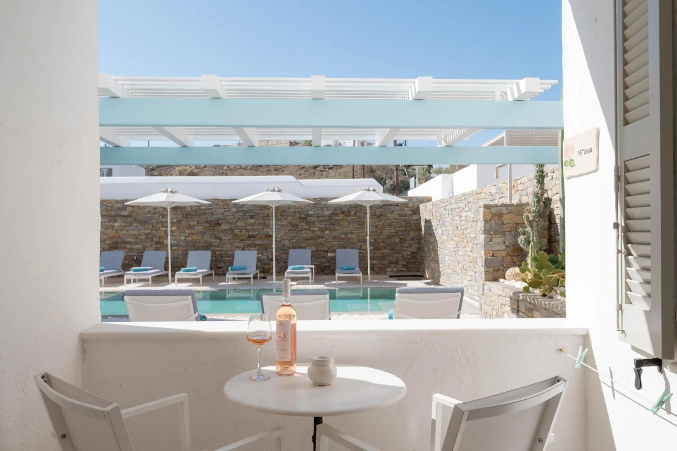 Balcony/Terrace in Anthos Apartments