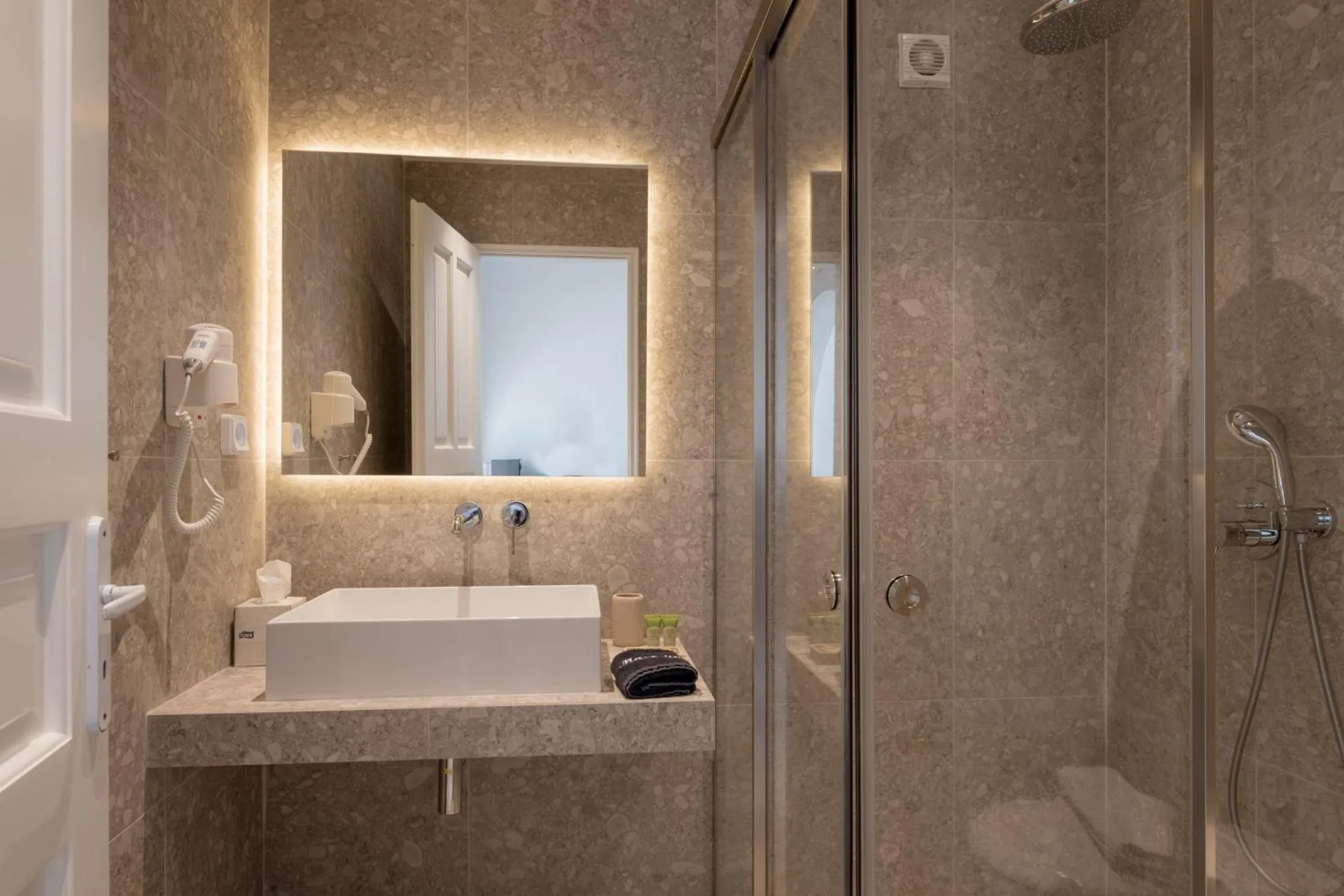 Bathroom in Anthos Apartments