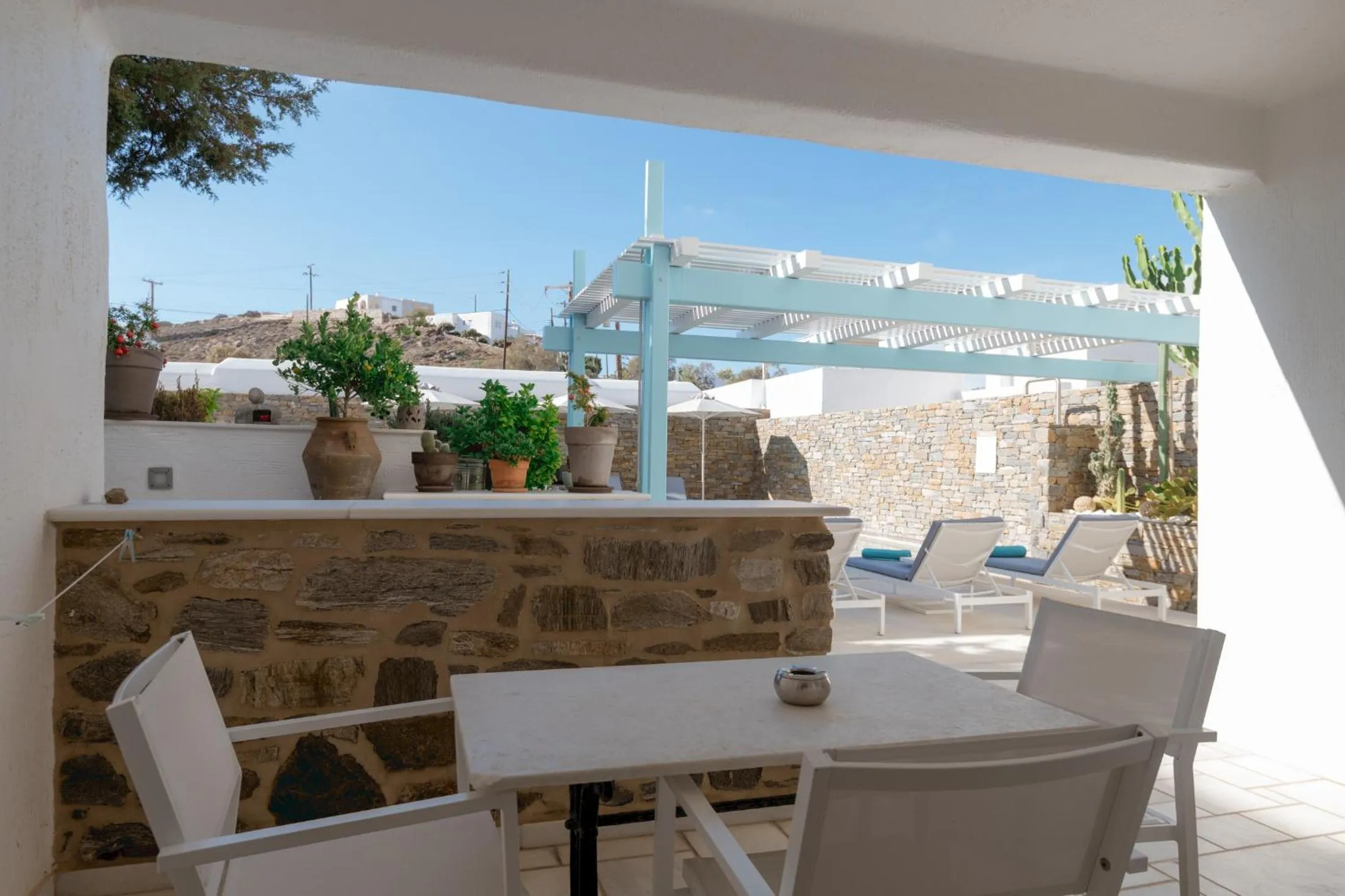 Balcony/Terrace in Anthos Apartments