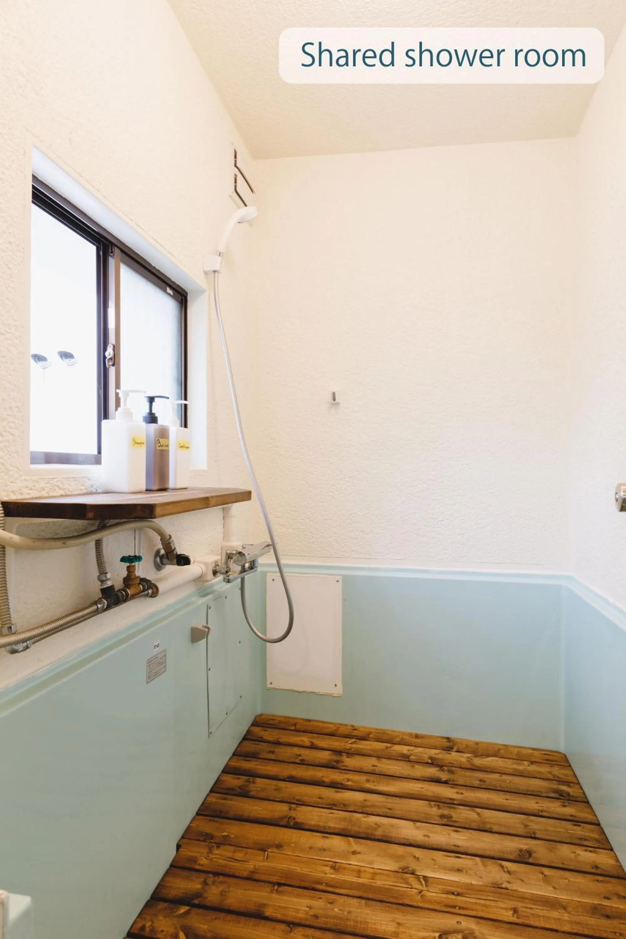 Shower in Couch Potato Hostel