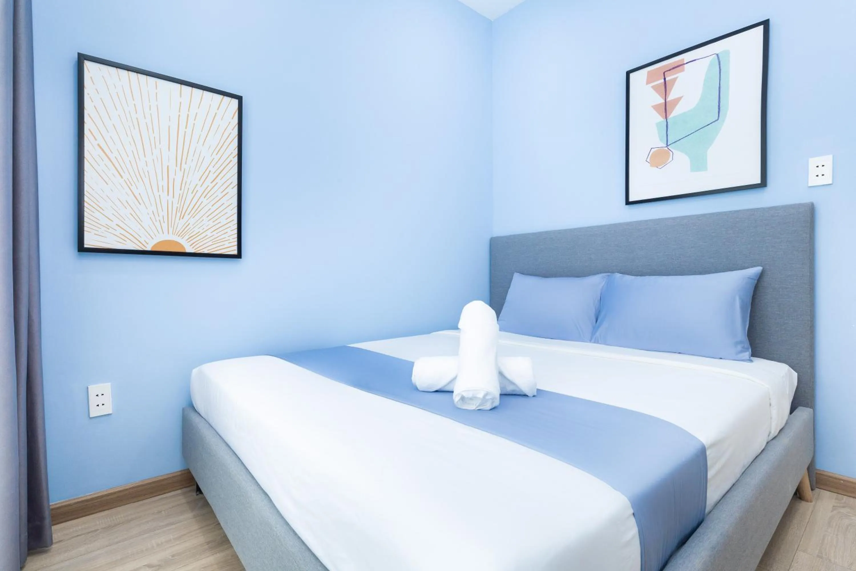 Bedroom, Bed in Cozrum Homes - Charming Corner