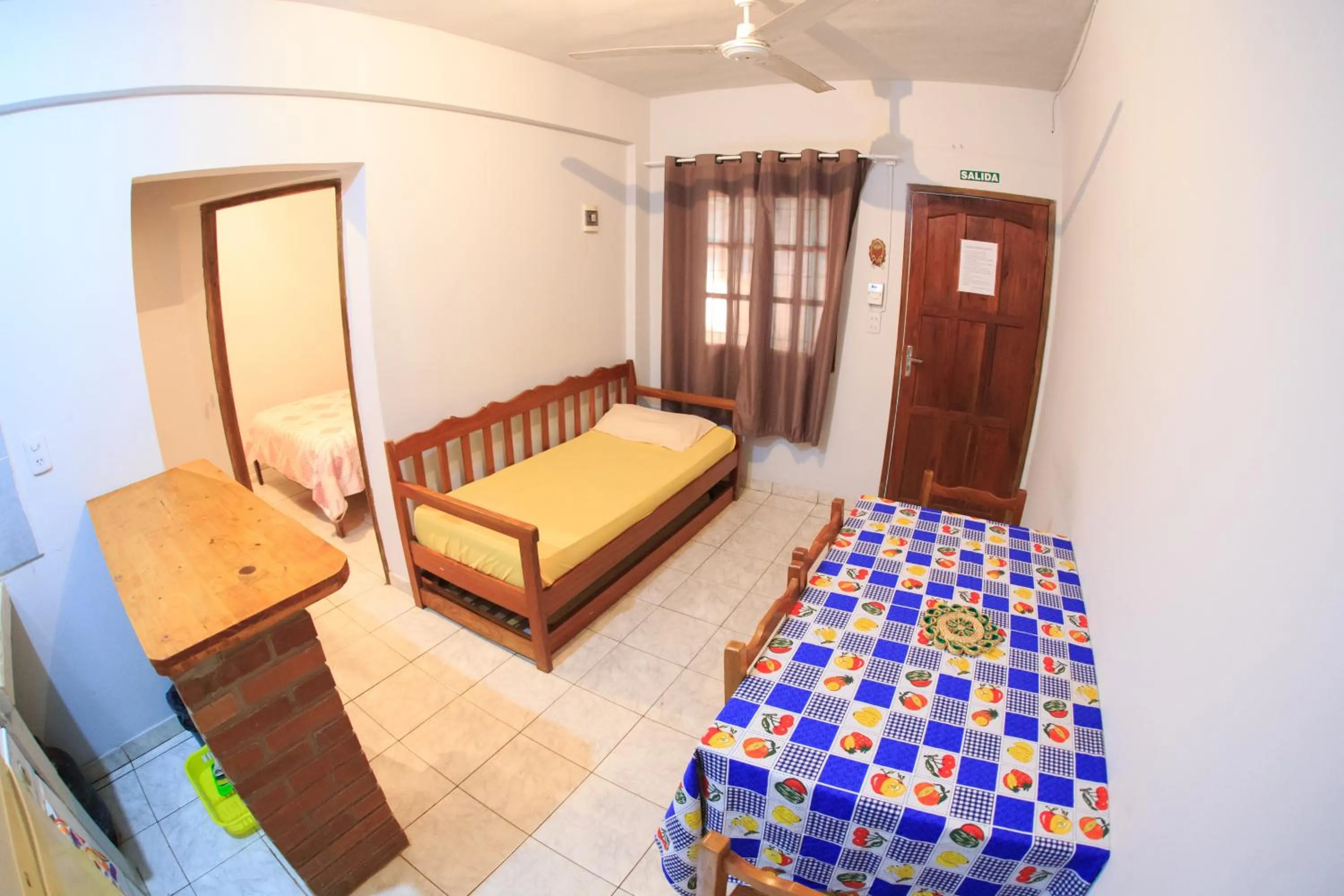 Dining area, Bed in Lo de Carmen Apart