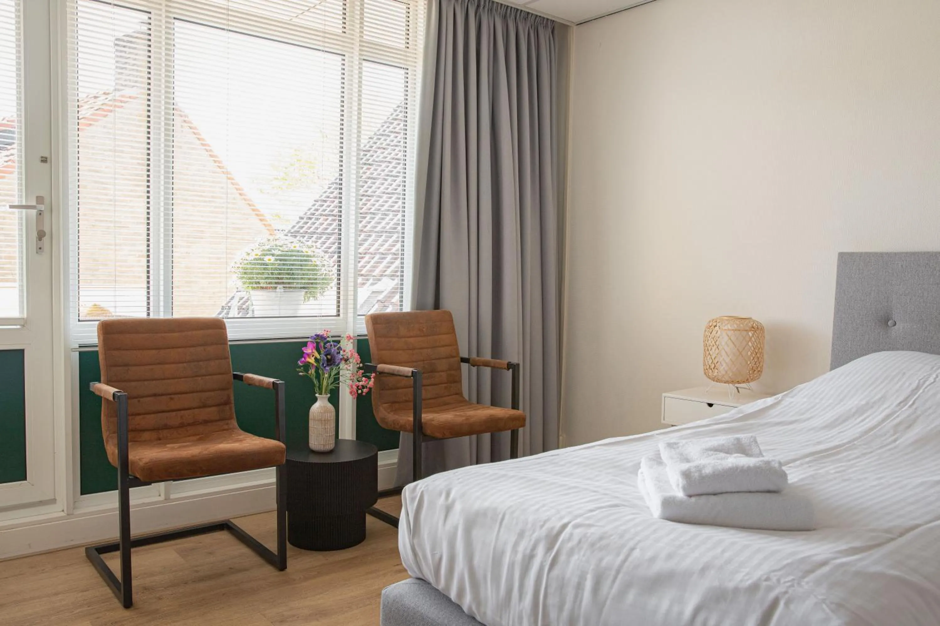 Bed in Hotel-Restaurant De Walvisvaarder