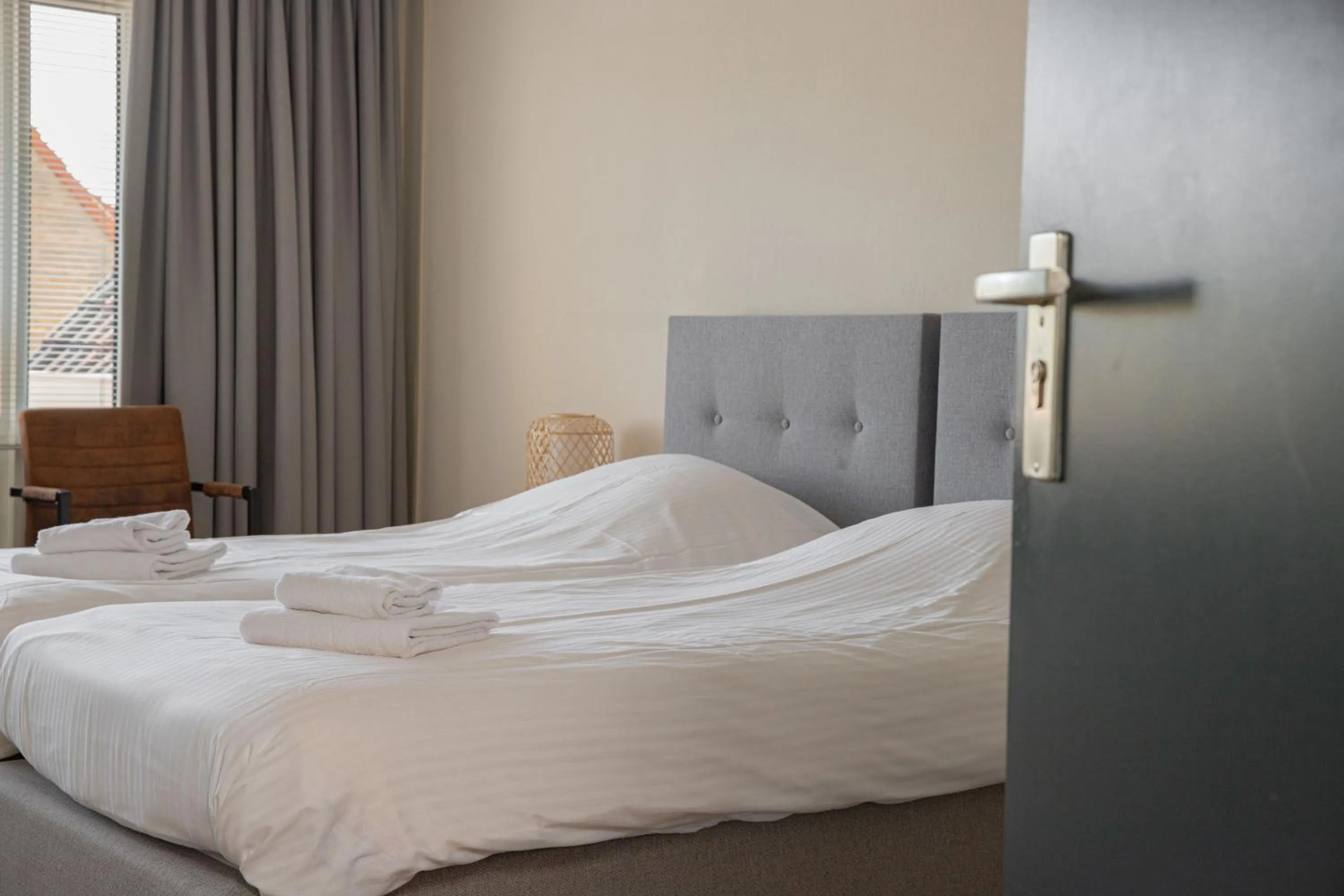 Bed in Hotel-Restaurant De Walvisvaarder