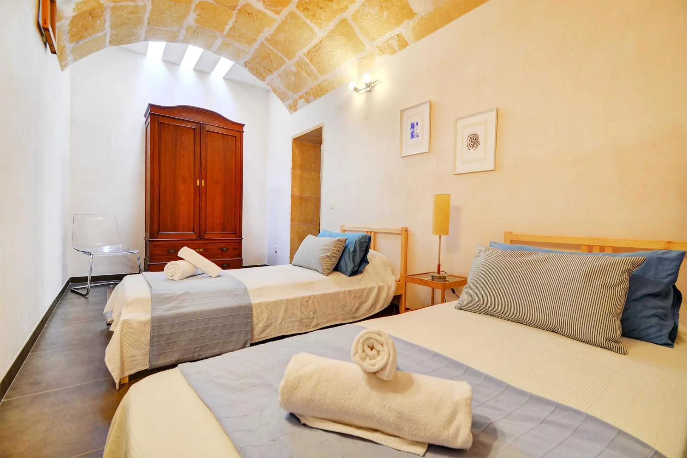 Bed in Amilcar House by Slow Villas
