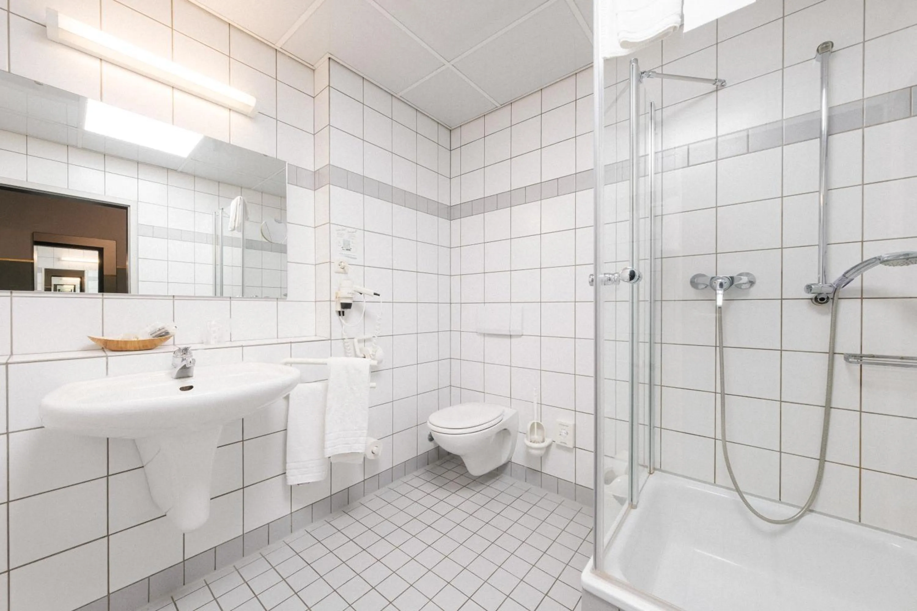 Shower in Hotel Haus Duden