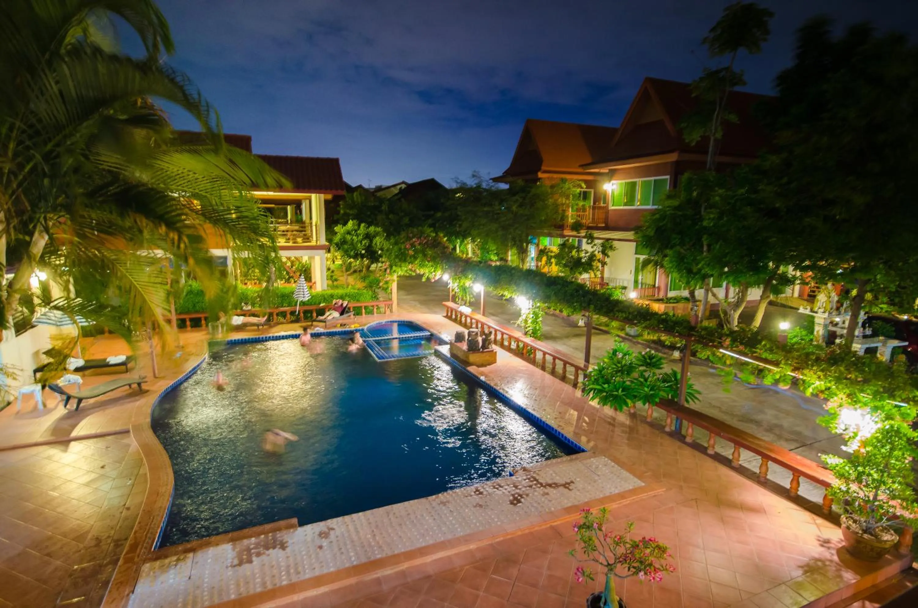 Pool view in Avila Resort Pattaya