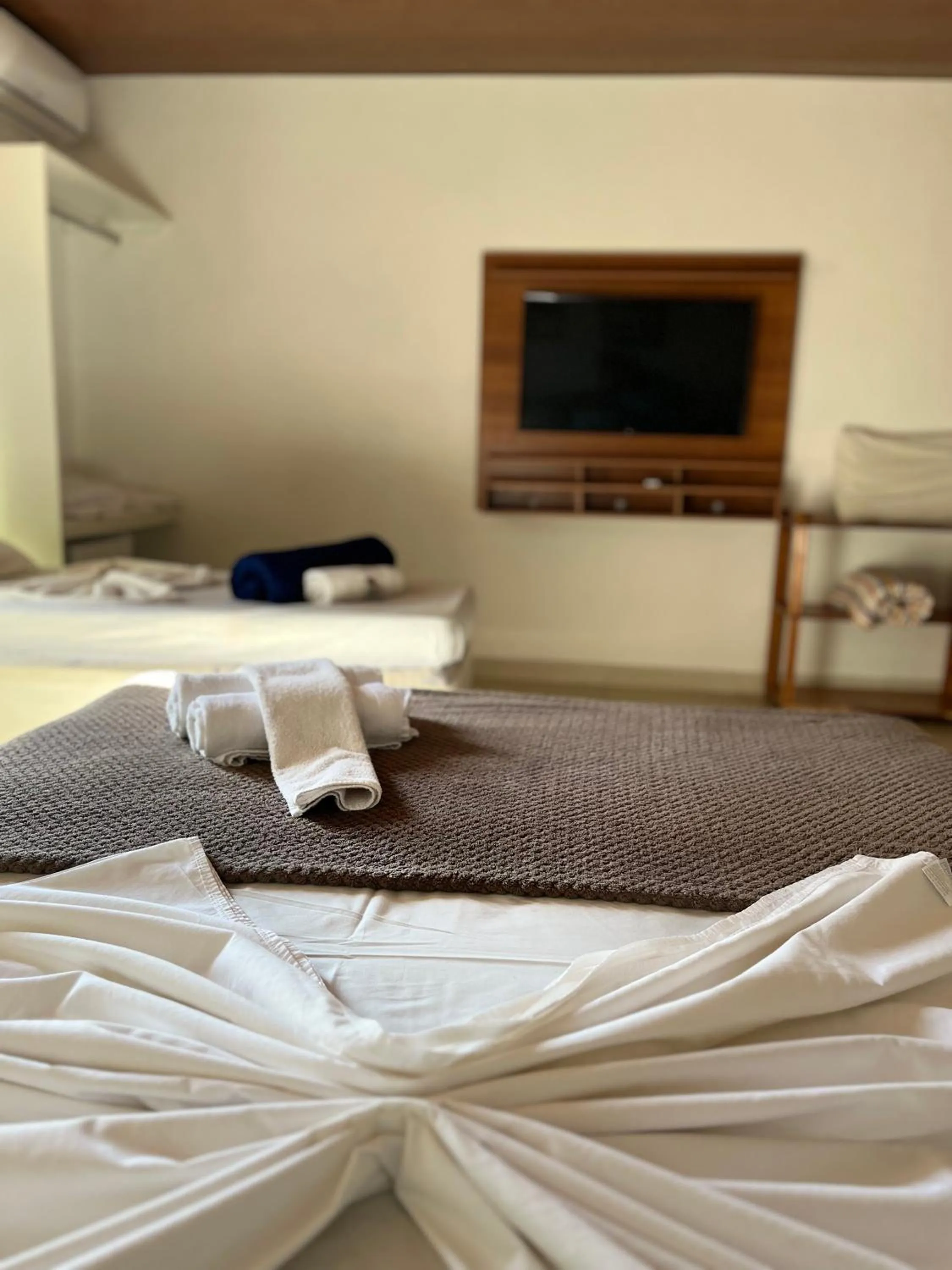 Bed in Pousada Beluga