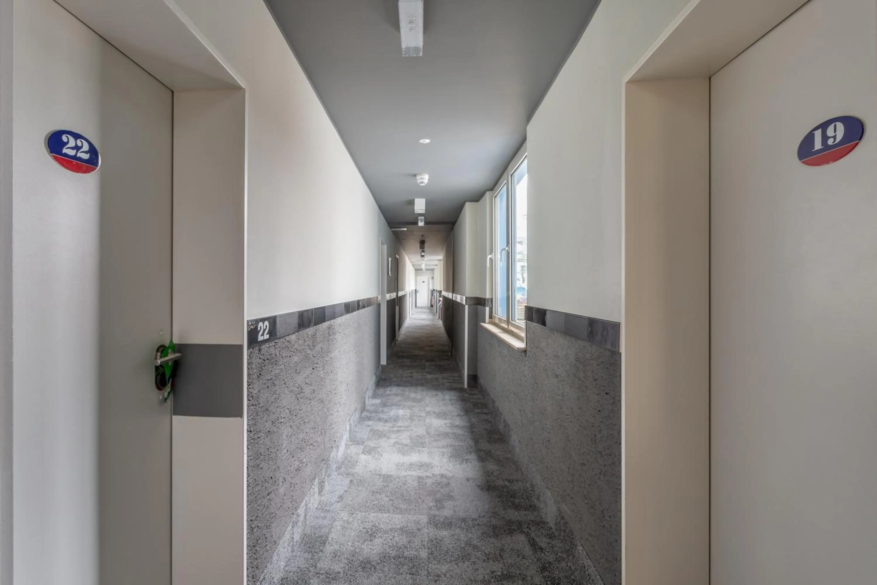 Decorative detail in a&o Köln Hauptbahnhof