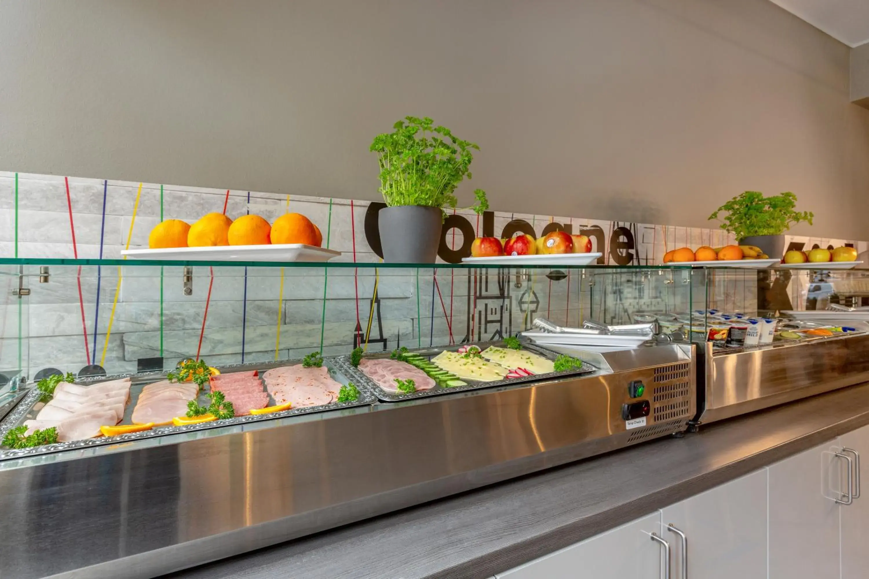 Buffet breakfast in a&o Köln Hauptbahnhof Buffet breakfast in a&o Köln Hauptbahnhof
