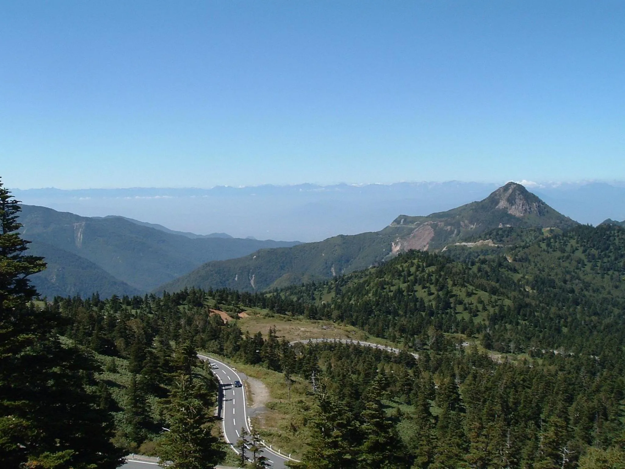 Bird's eye view in Hotel Sanraku