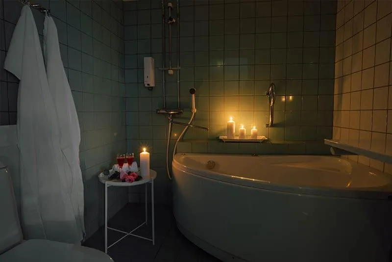 Bathroom in Hotelliravintola Kumpu